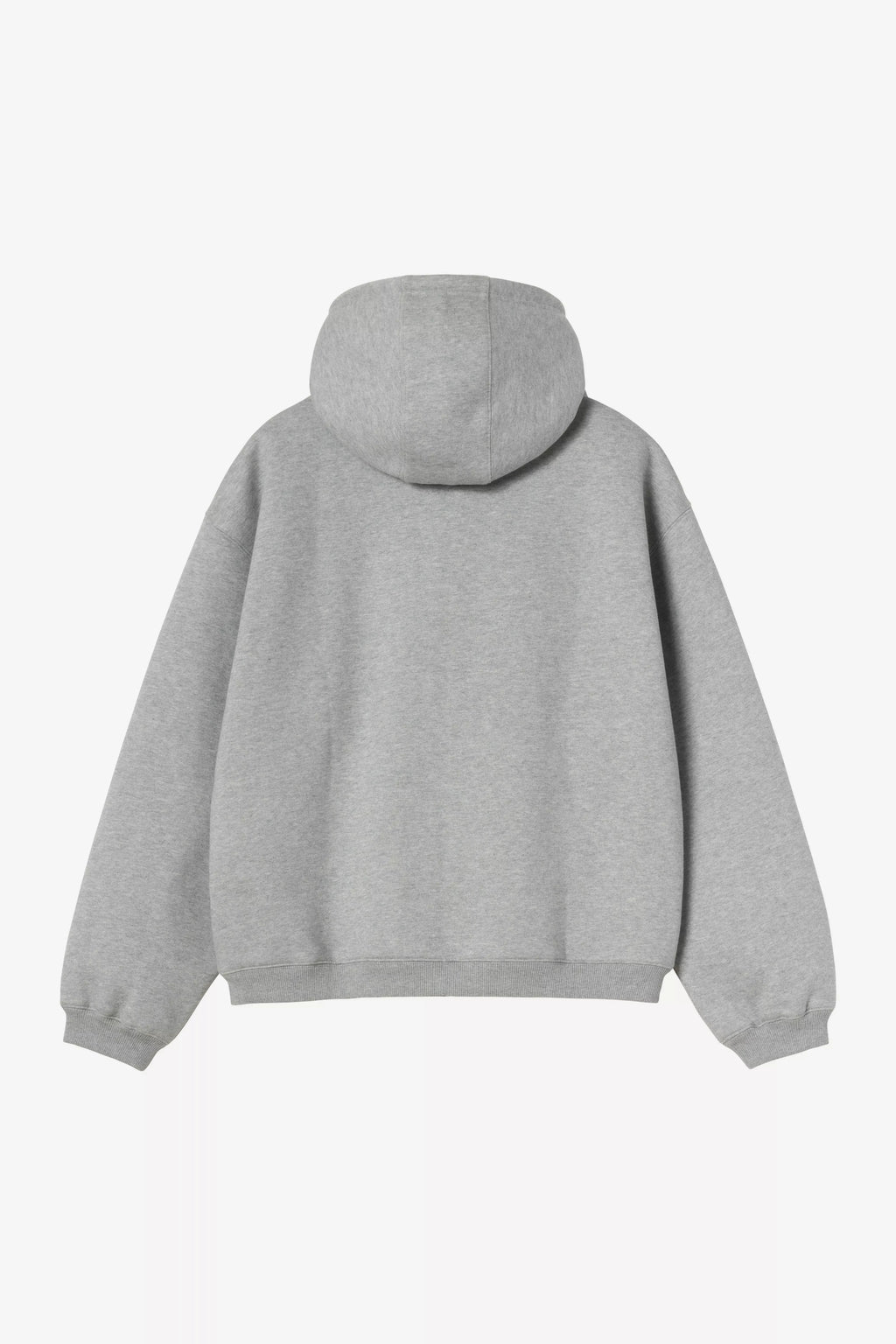 Hoodie Zippé Carhartt WIP Ebbert - Grey Heather/White Homme