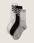 Lot de 3 chaussettes homme Vans Classic Check Crew - Noir/Blanc