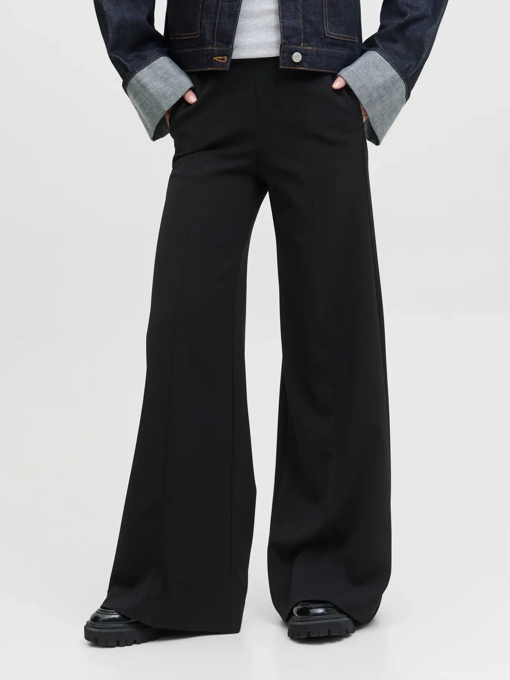 JJXX JXIDA NANCY Pantalon Wide Leg Taille Haute