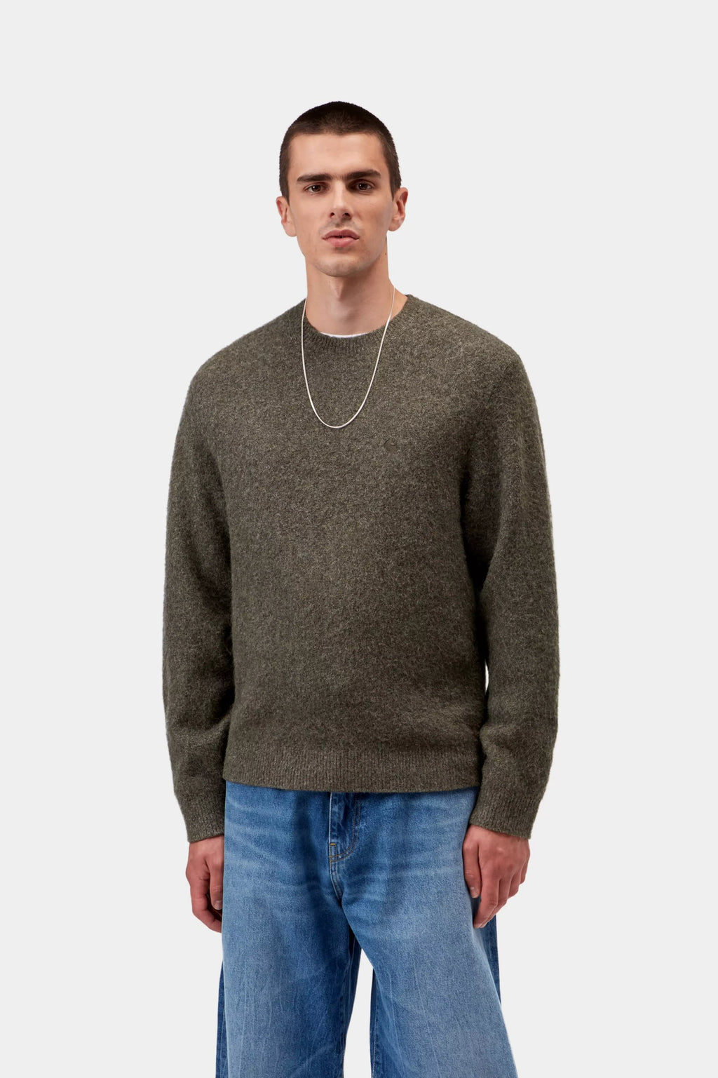 Pull Carhartt WIP Curtis - Tangled Shungite Homme