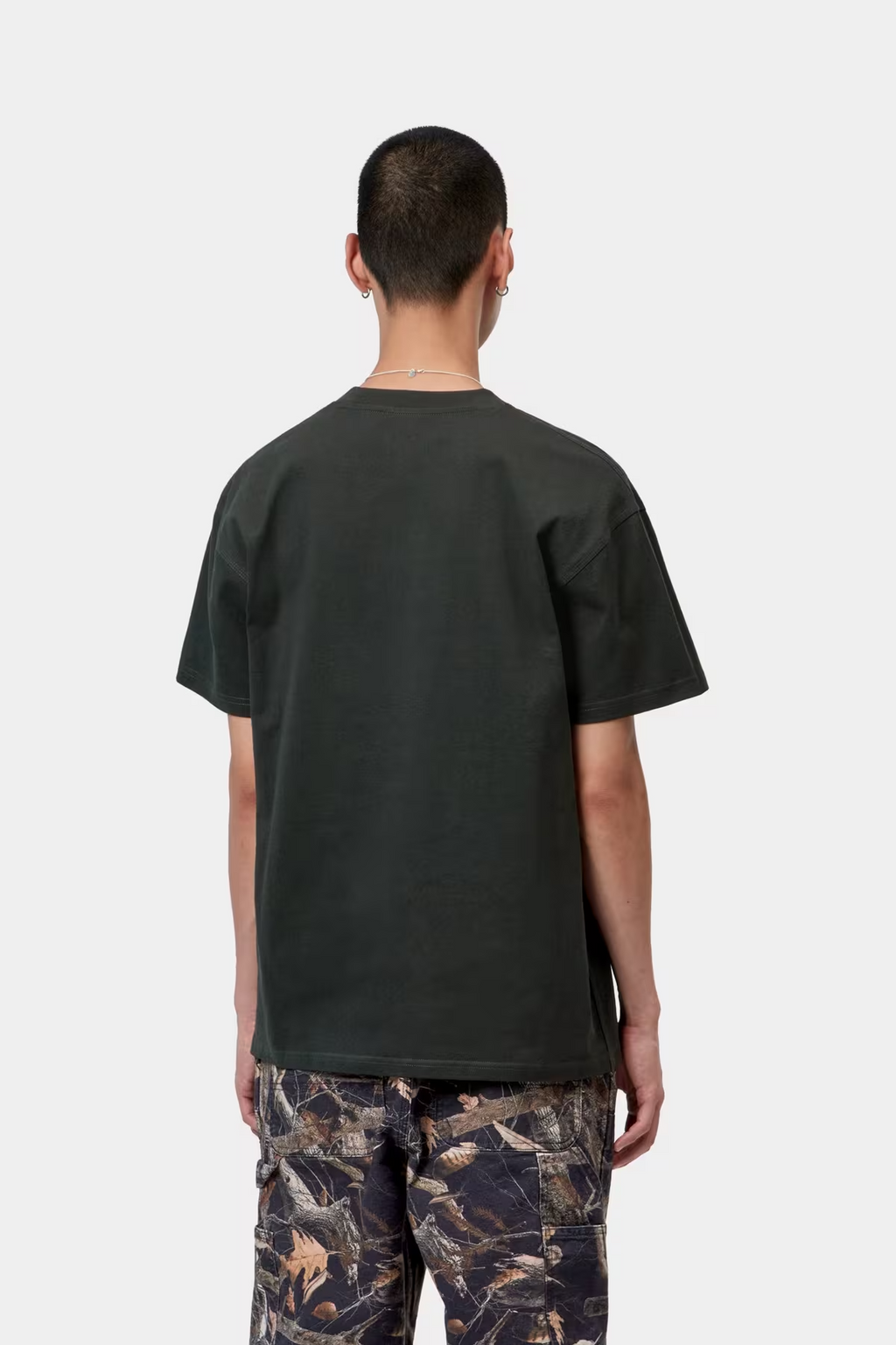 T-shirt Carhartt WIP American Script - Raven Homme