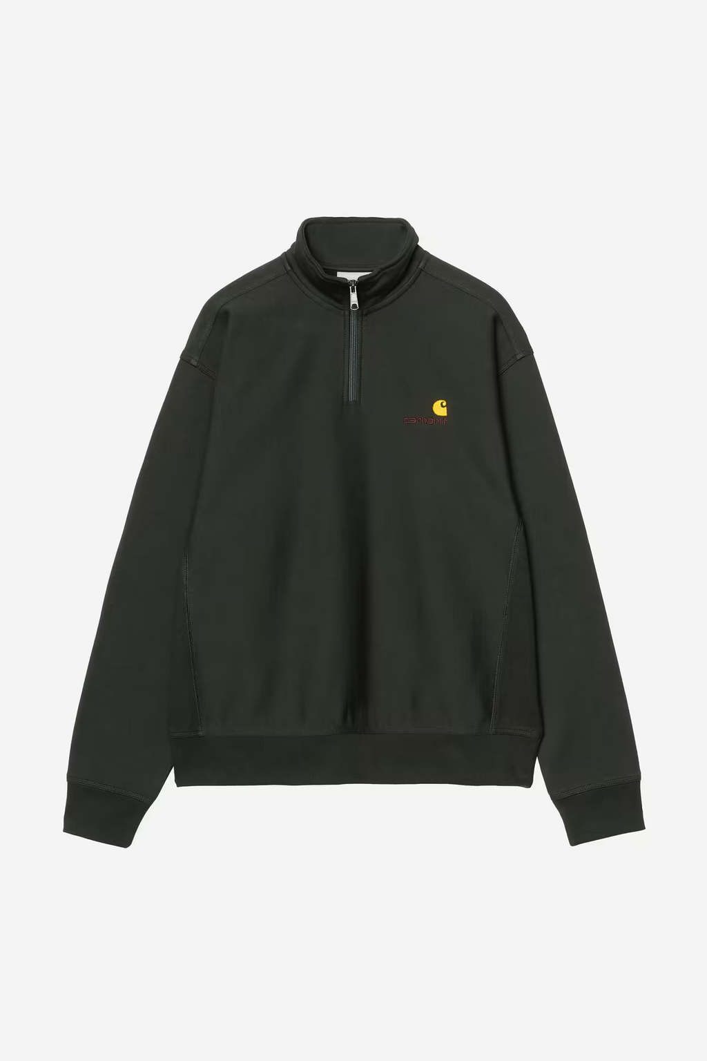 Sweat Half-Zip Carhartt WIP American Script - Raven Homme