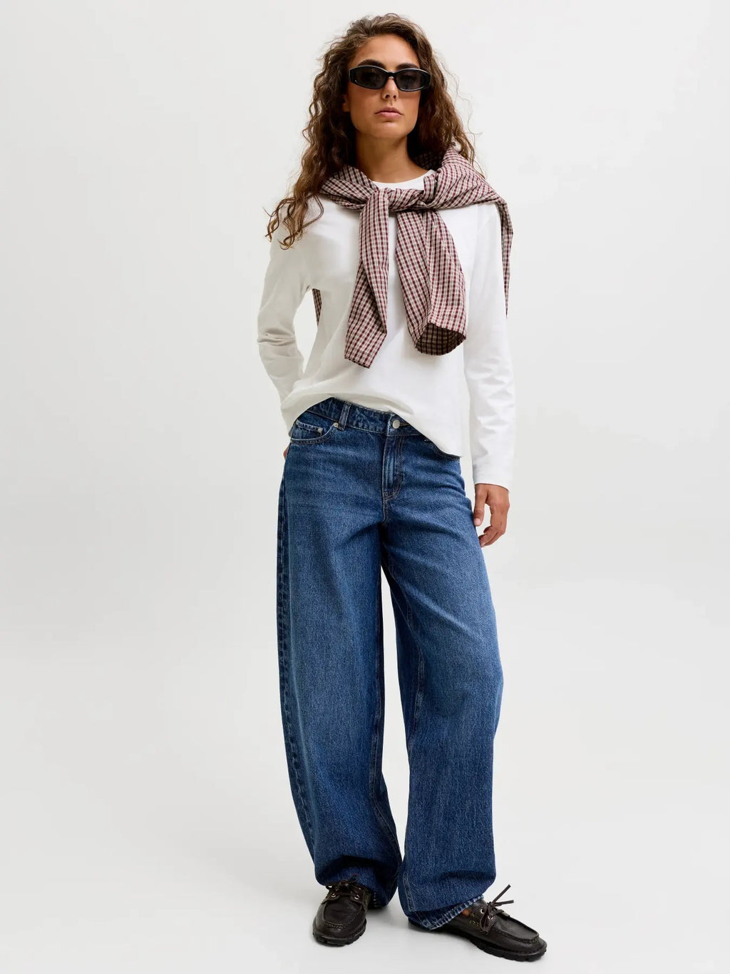 Jean JJXX Fuji Barrel - Coupe Barrel Taille Haute Femme