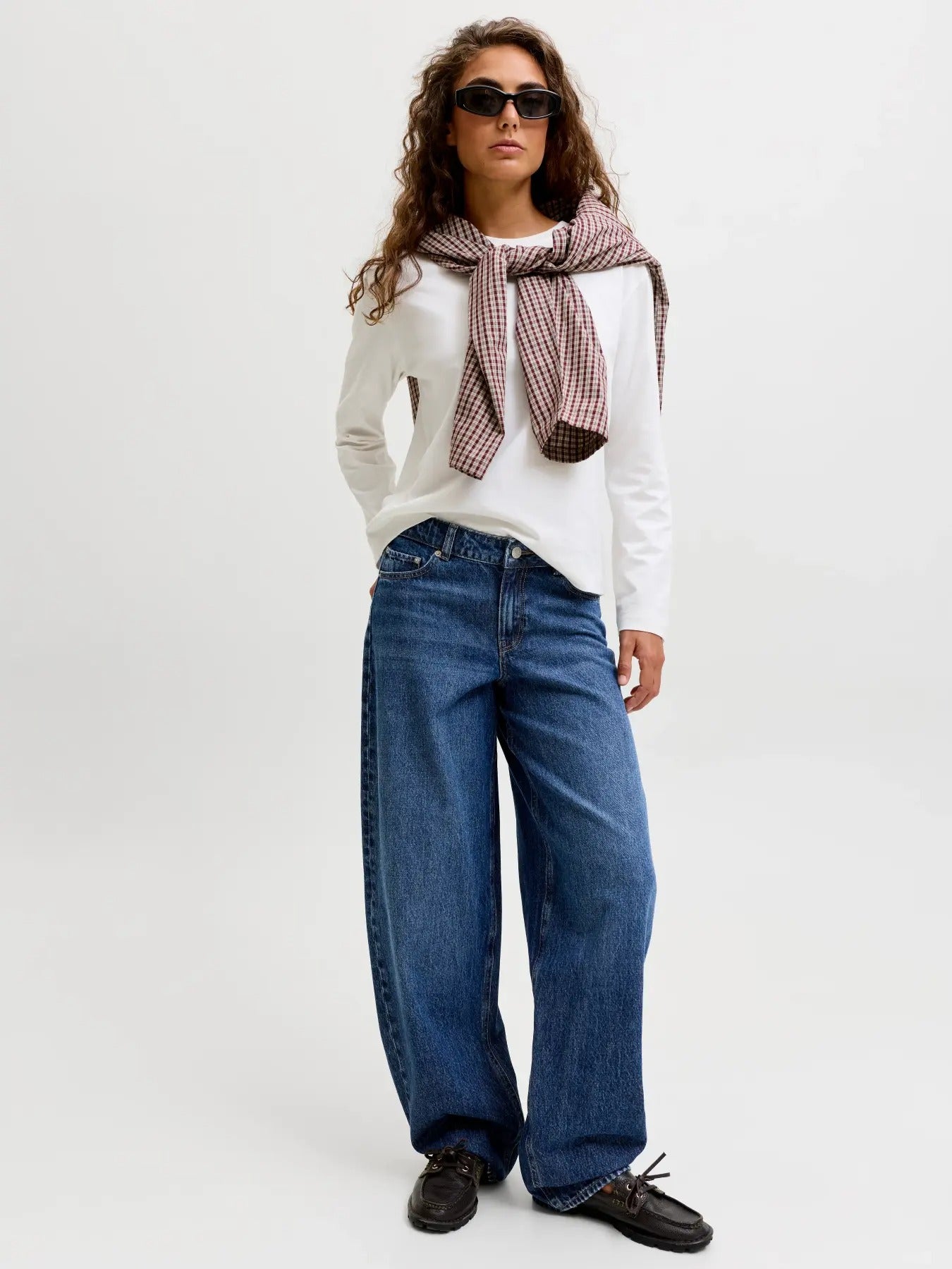 Jean JJXX Fuji Barrel - Coupe Barrel Taille Haute Femme