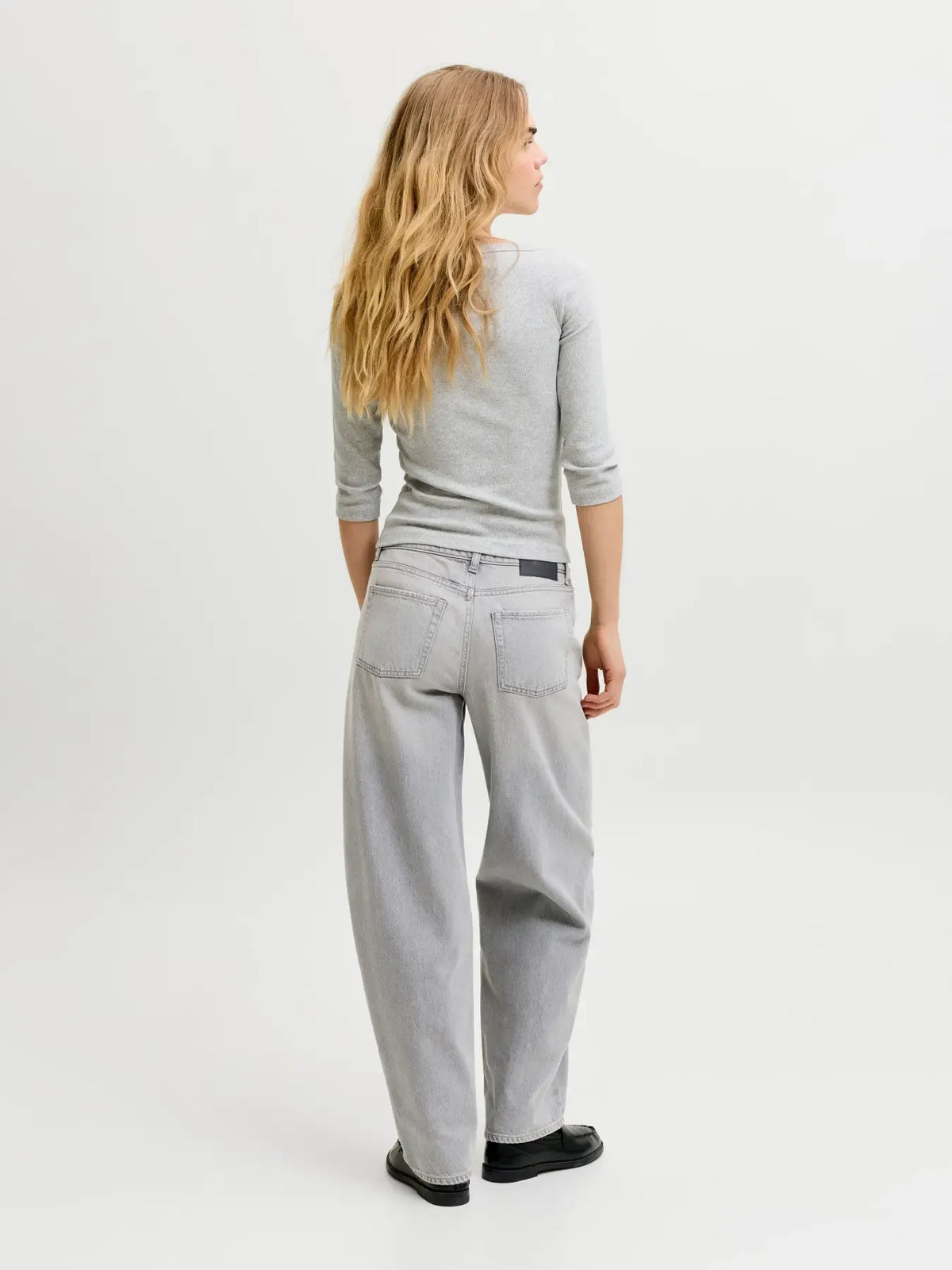 Jean JJXX Fuji Barrel Mid Waist - Denim Femme