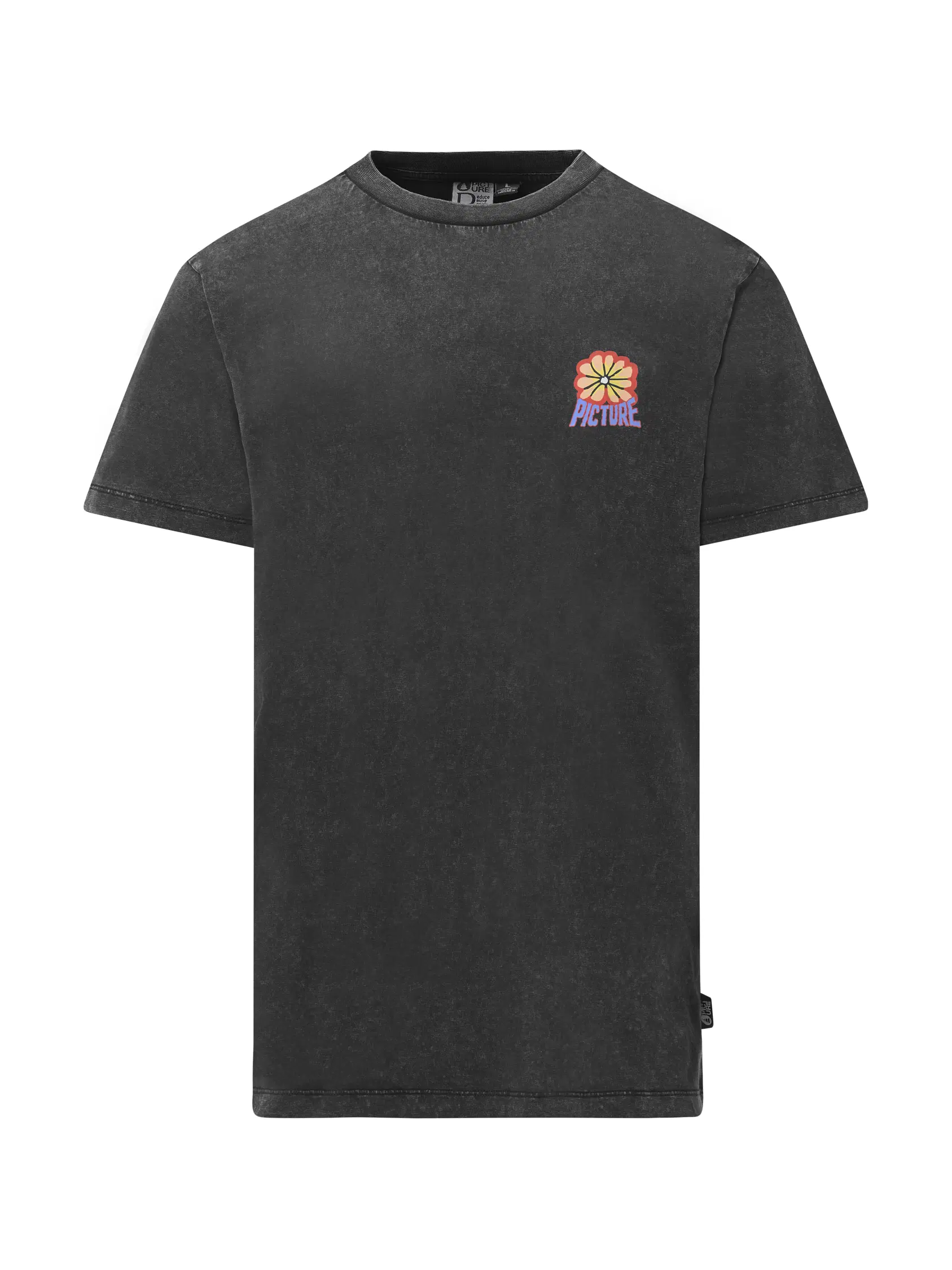 T-shirt Picture Karo - Shitake Washed Homme