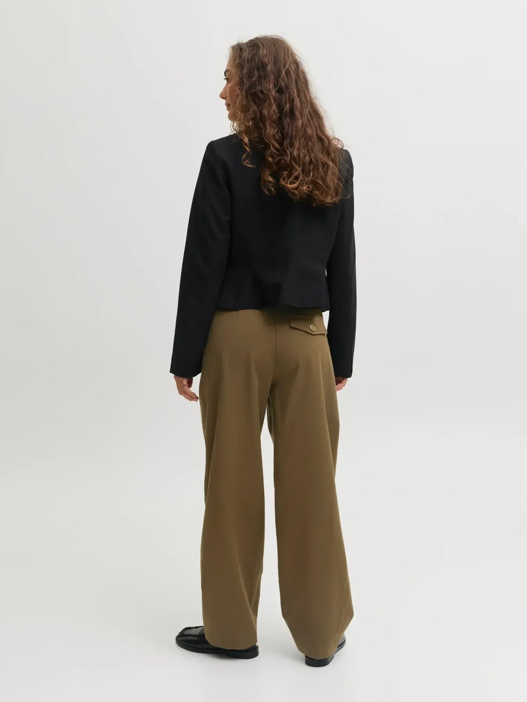 JJXX JXHAZEL KIRA Pantalon Barrel Mid-Waist