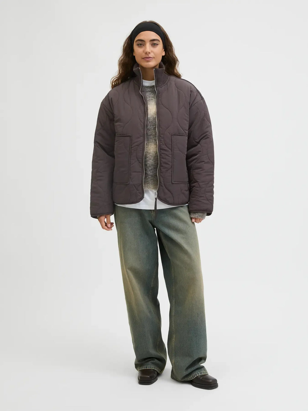 Veste matelassée femme JJXX Jxserena Mid - Bracken