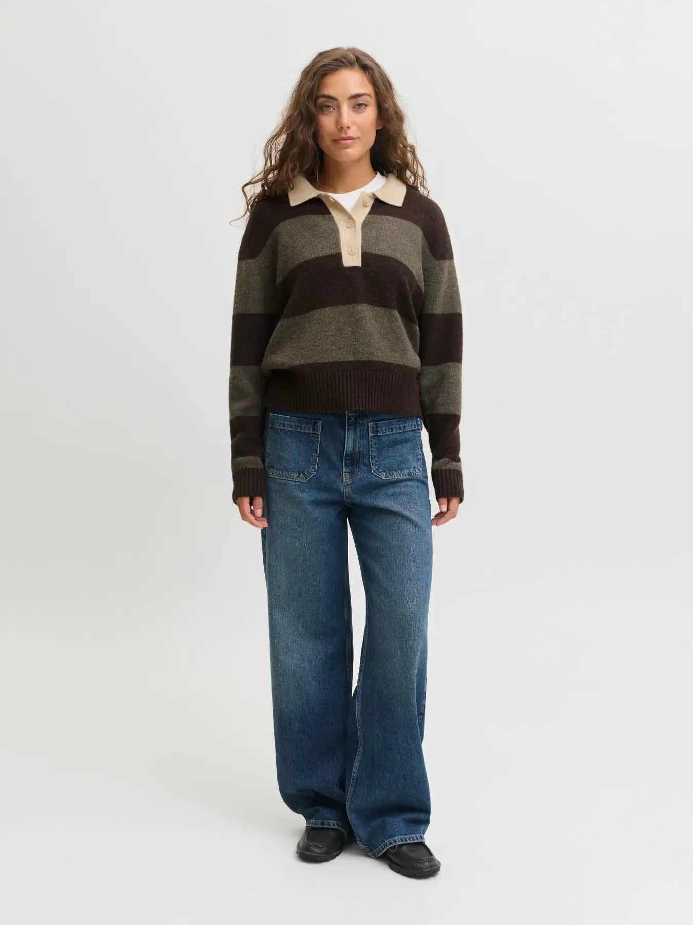 JJXX JXRUBY Pull Col Polo Maille
