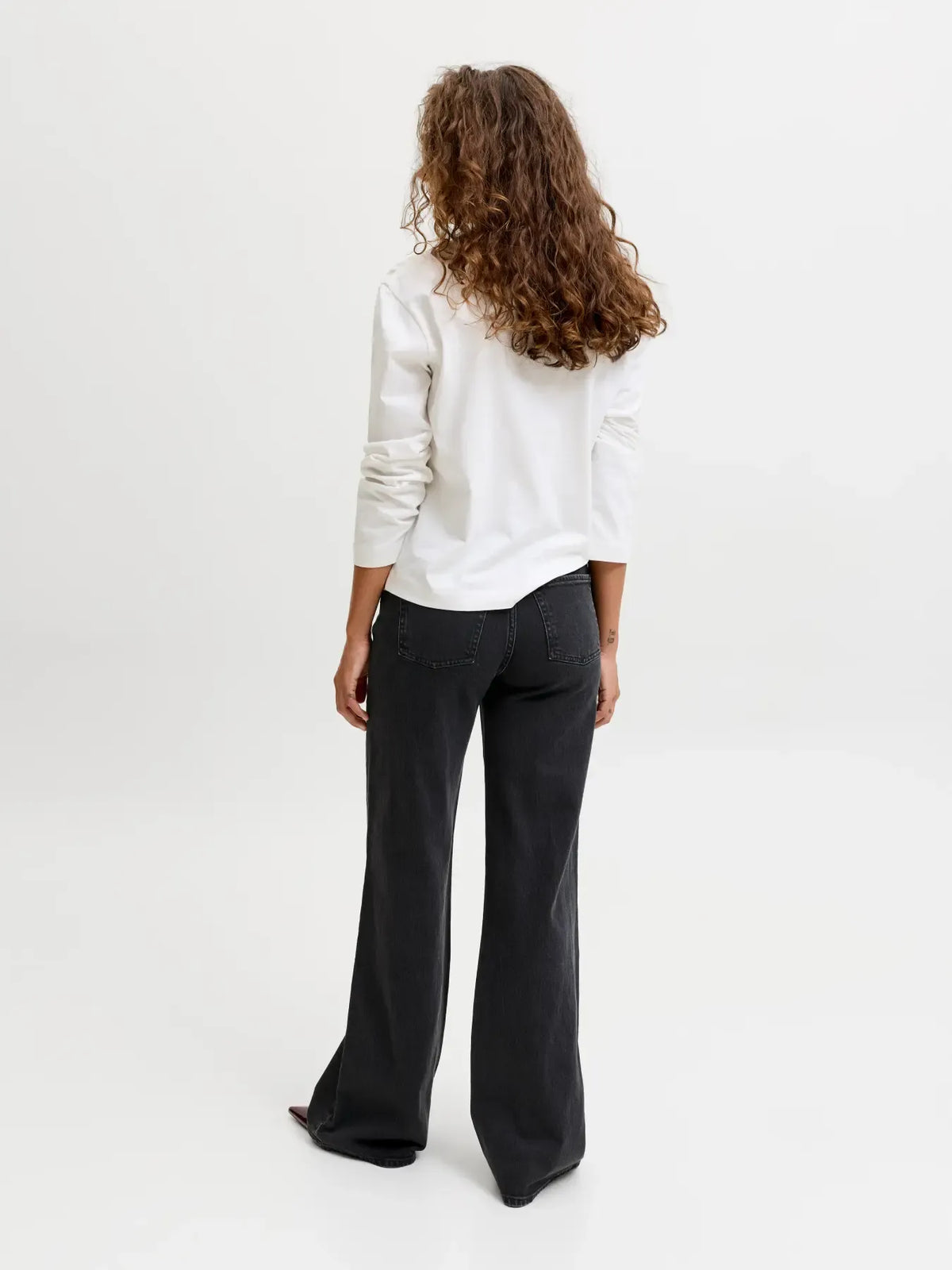 Jean JJXX Rome Flared Mid Waist - Denim Femme
