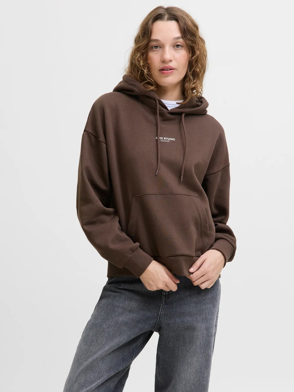 Sweat à Capuche JJXX Studio Vesterbro - Coton Bio Relaxé Femme