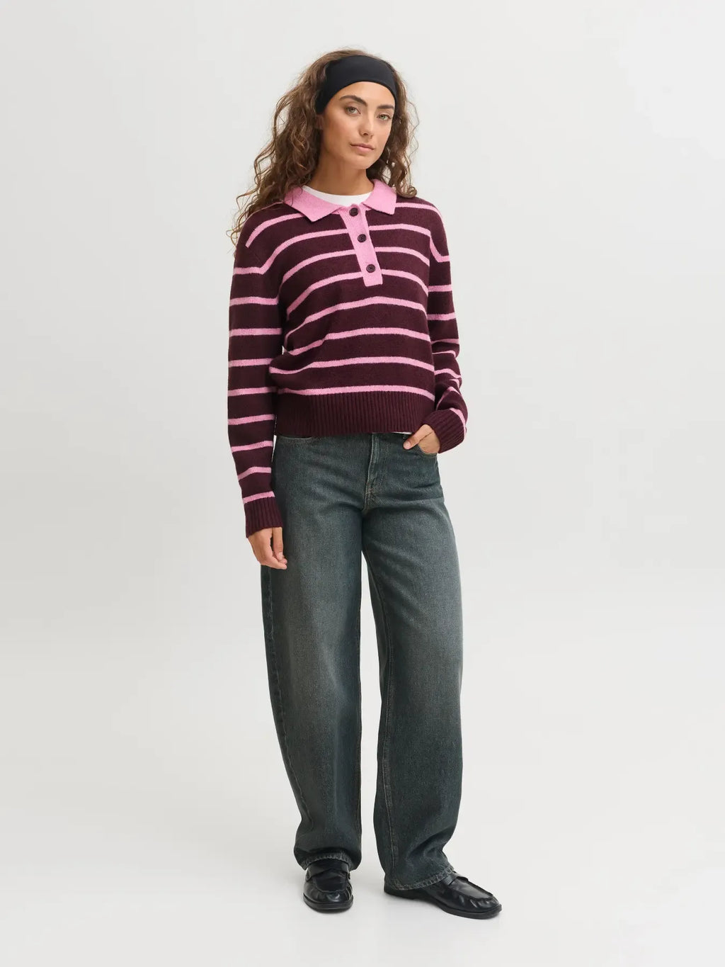 JJXX JXRUBY Pull Col Polo Maille