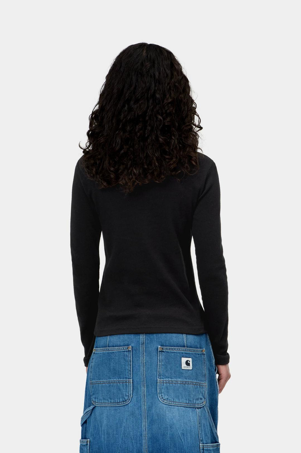 T-shirt Manches Longues Carhartt WIP Philipa - Noir Femme