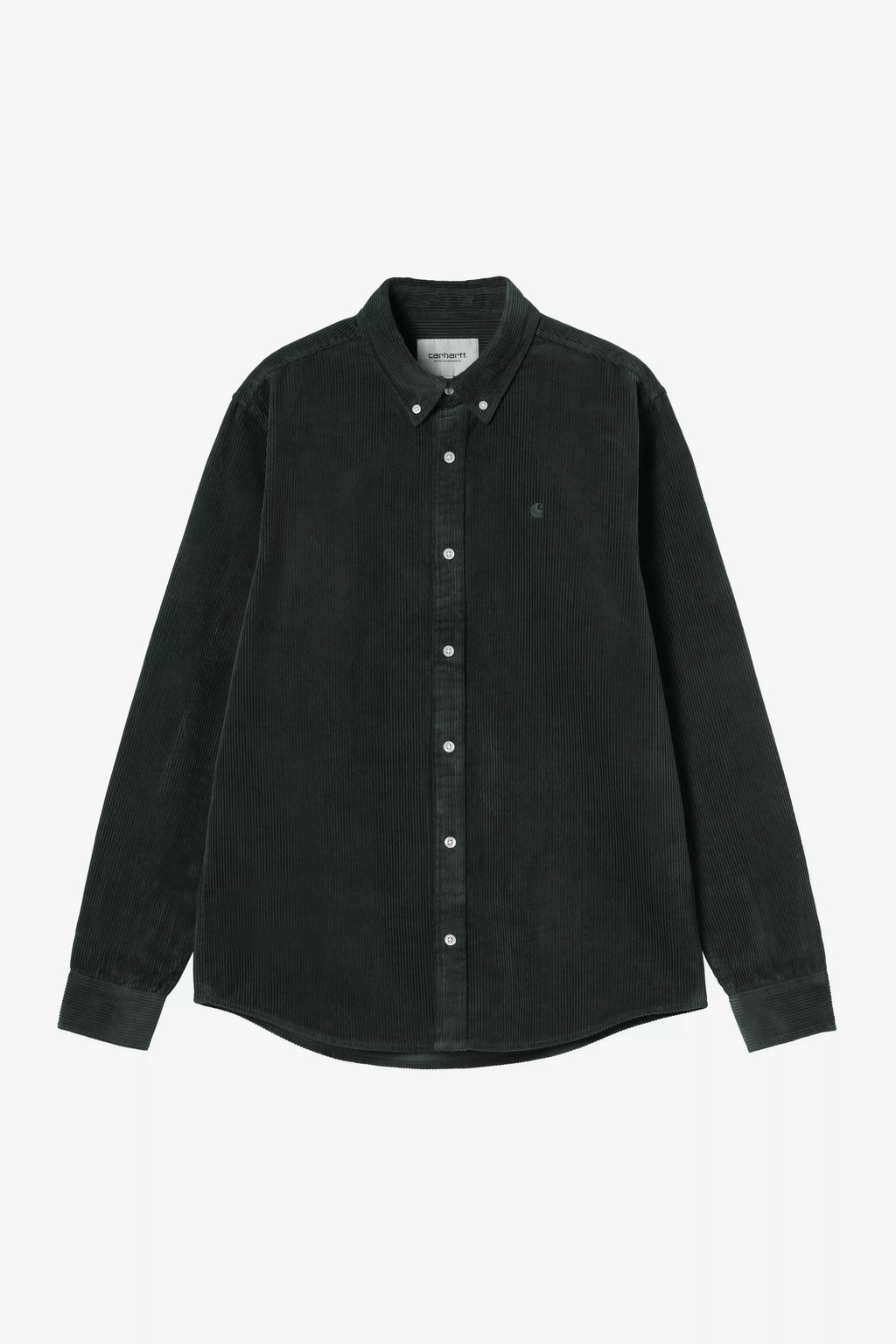 Chemise Velours Côtelé Carhartt WIP L/S Madison Cord - Raven Homme