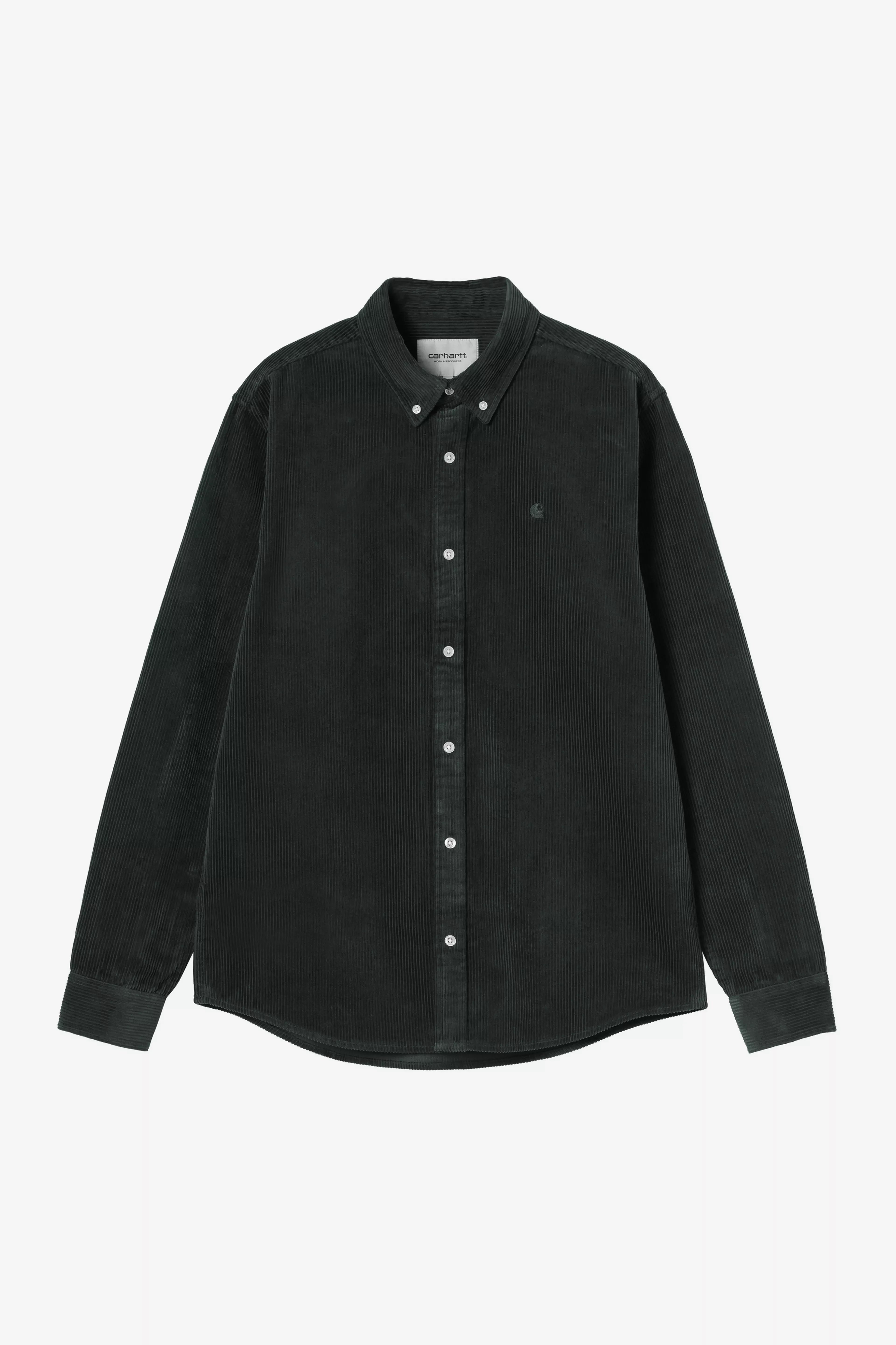 Chemise Velours Côtelé Carhartt WIP L/S Madison Cord - Raven Homme