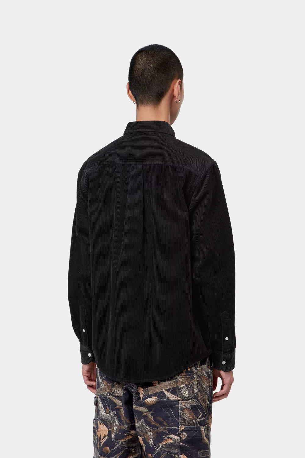Chemise Velours Côtelé Carhartt WIP L/S Madison Cord - Soot Homme