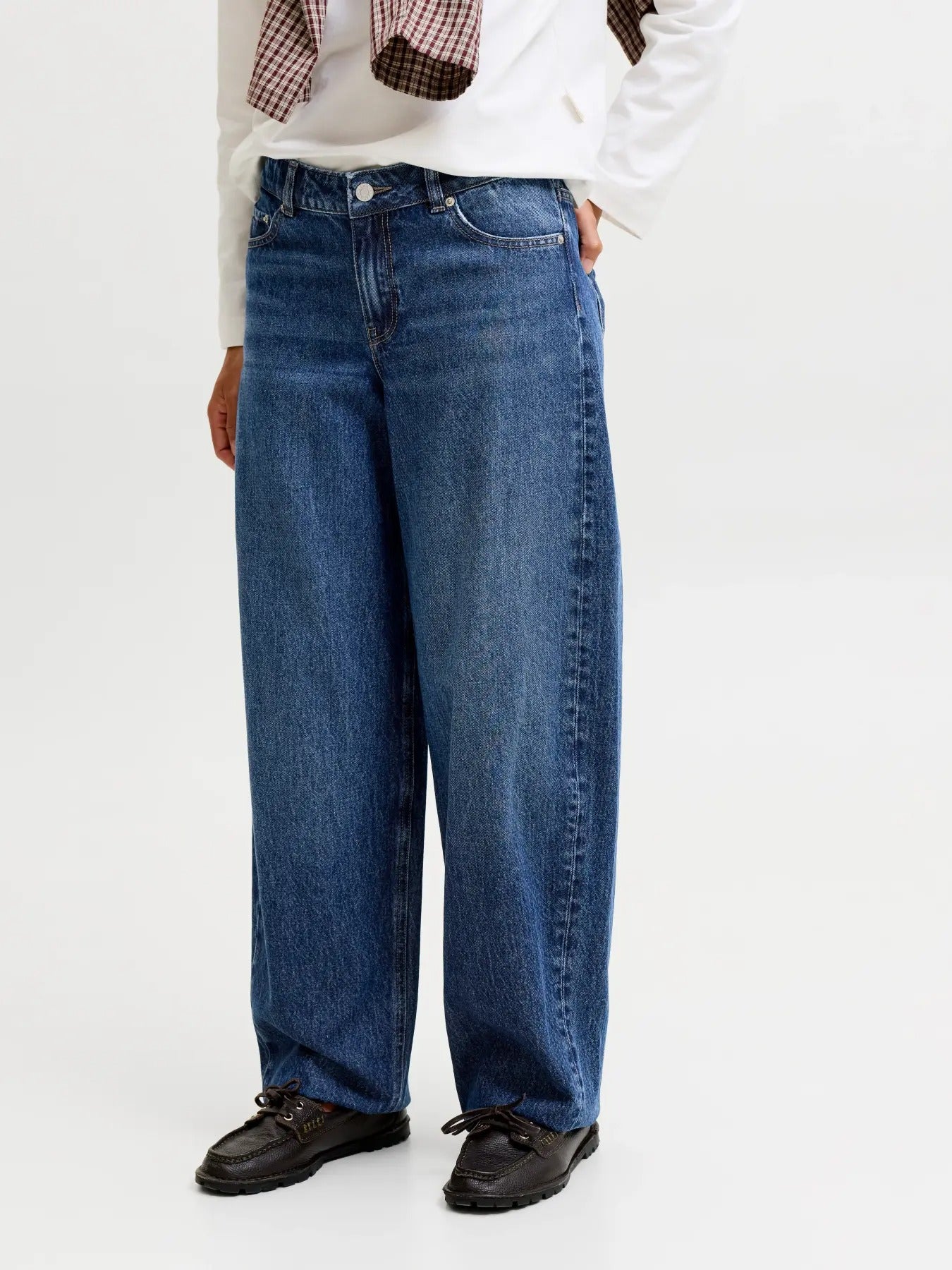 Jean JJXX Fuji Barrel - Coupe Barrel Taille Haute Femme
