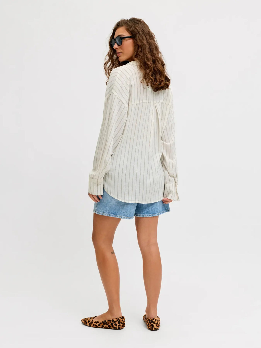 Chemise JJXX Almira - Lin & Viscose Manches Longues Femme