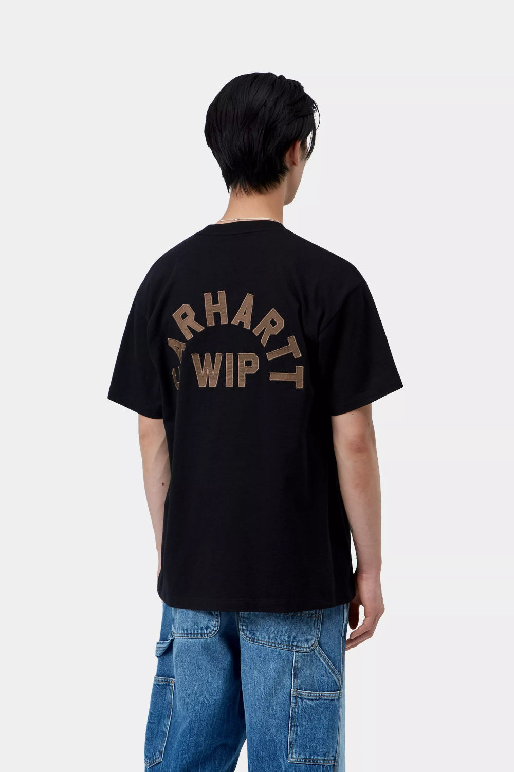 T-shirt Carhartt WIP S/S Arch Script - Noir Homme