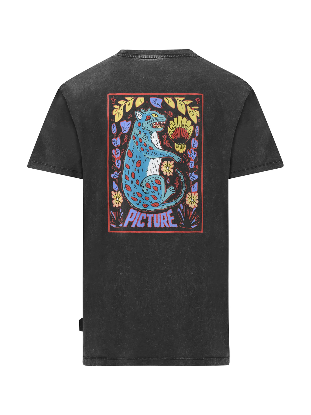 T-shirt Picture Karo - Shitake Washed Homme