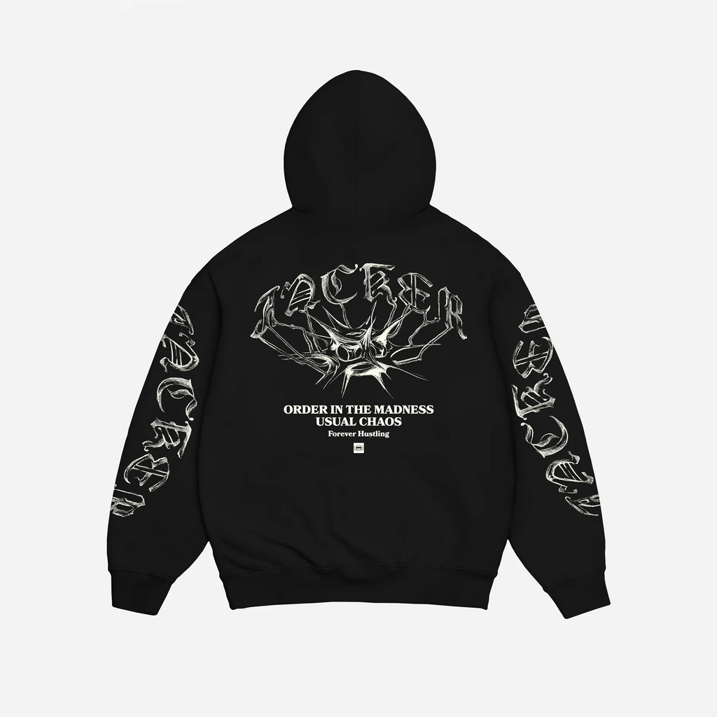 Sweat à Capuche Jacker N°1890 - Black Homme