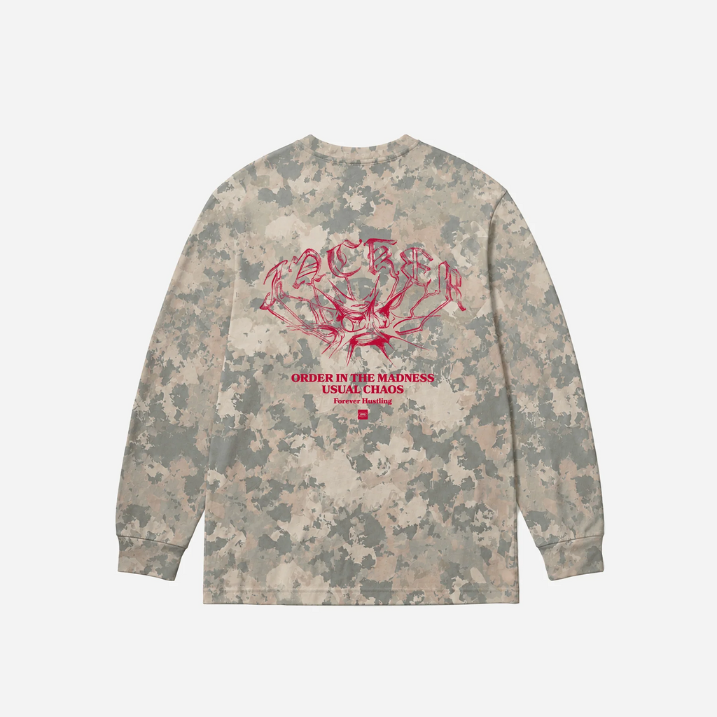 T-shirt Manches Longues Jacker N°1890 - Camo Homme