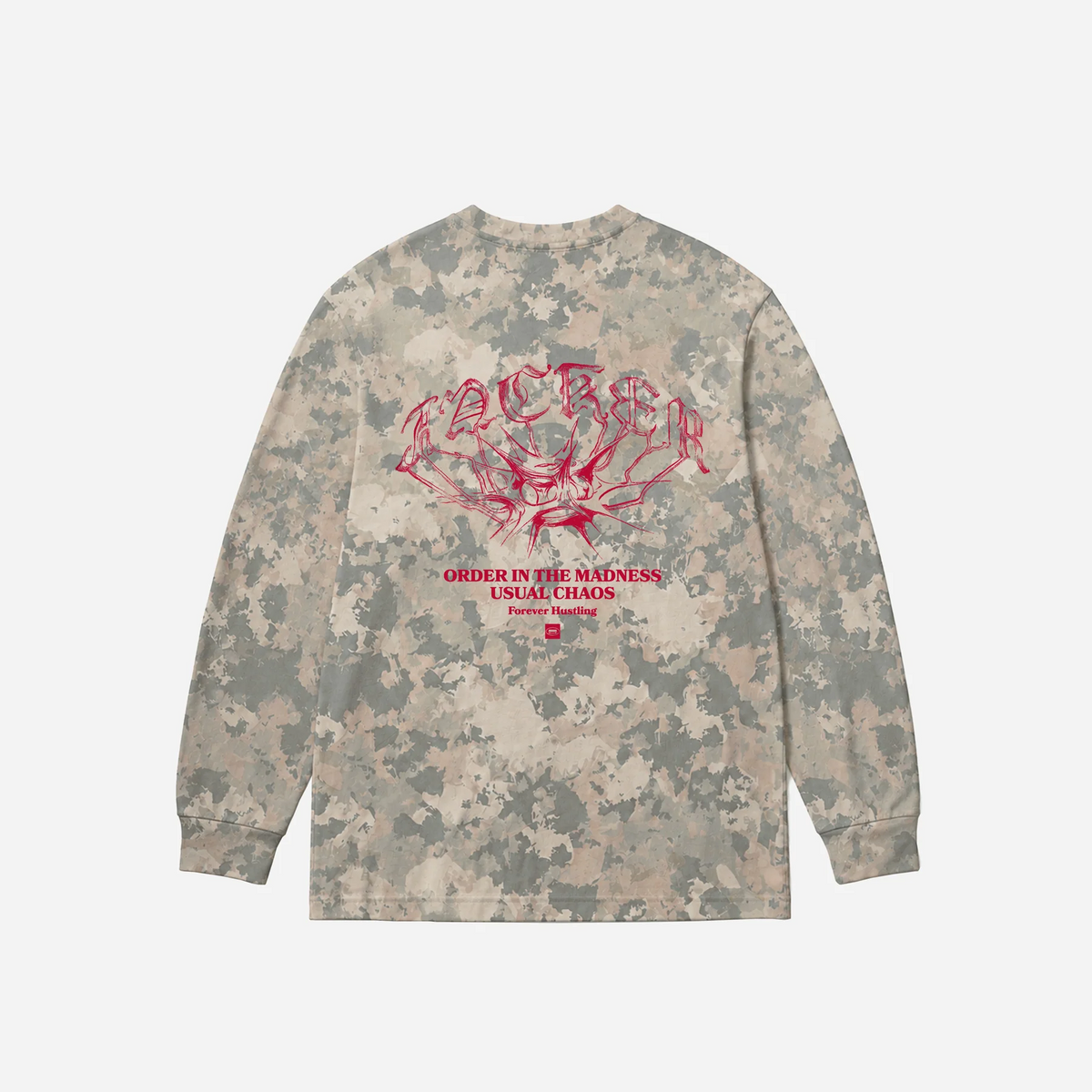 T-shirt Manches Longues Jacker N°1890 - Camo Homme