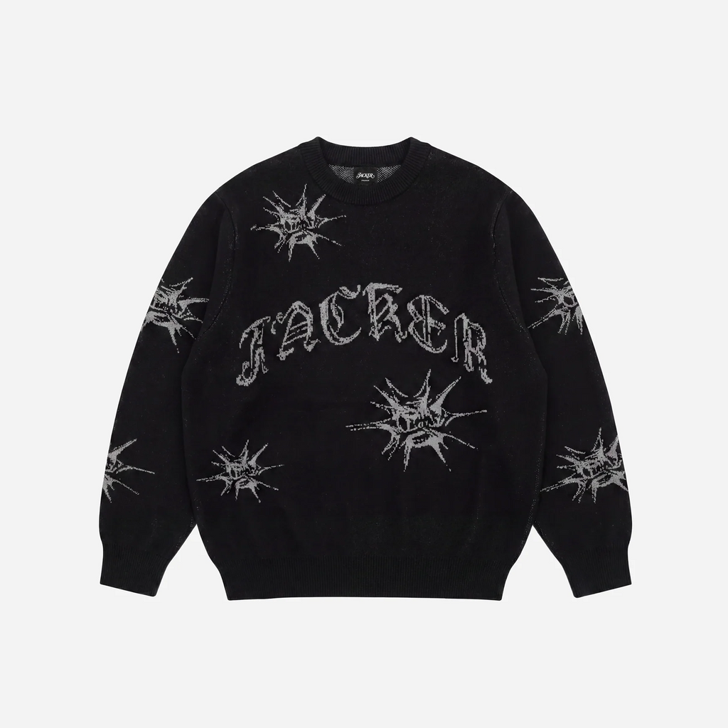 Pull Maille Jacker N°1890 Knit - Black Homme