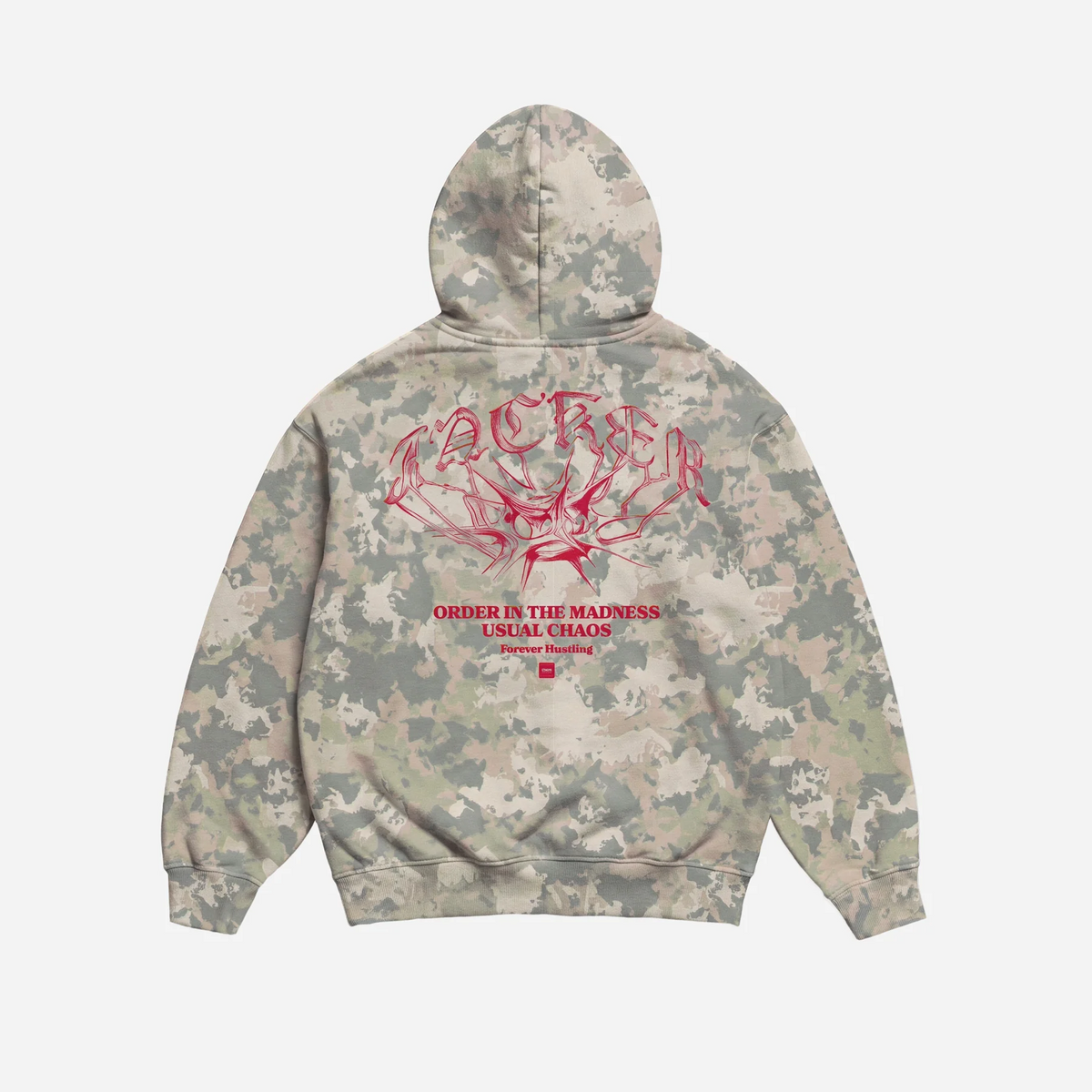 Sweat à Capuche Zippé Jacker N°1890 - Camo Homme