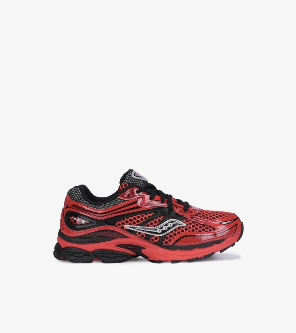 Saucony Omni 9 KDZ - Sneakers Running Cramoisi/Noir
