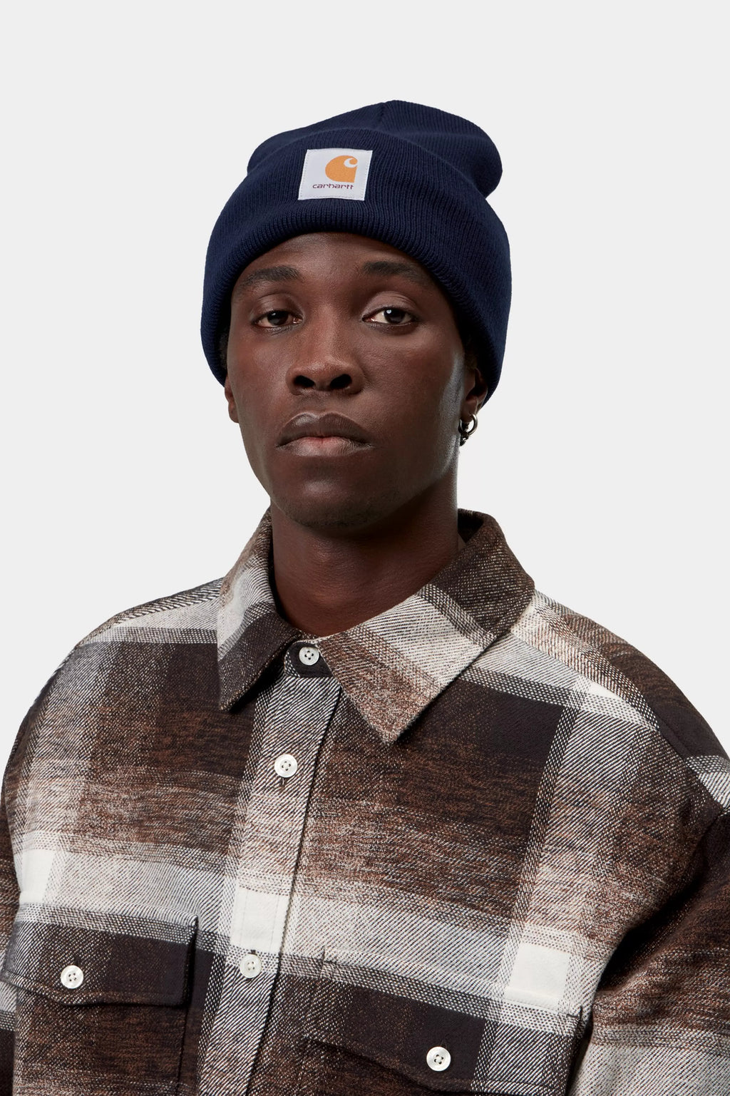 Bonnet Carhartt WIP Acrylic Watch - Dark Navy Heather Homme