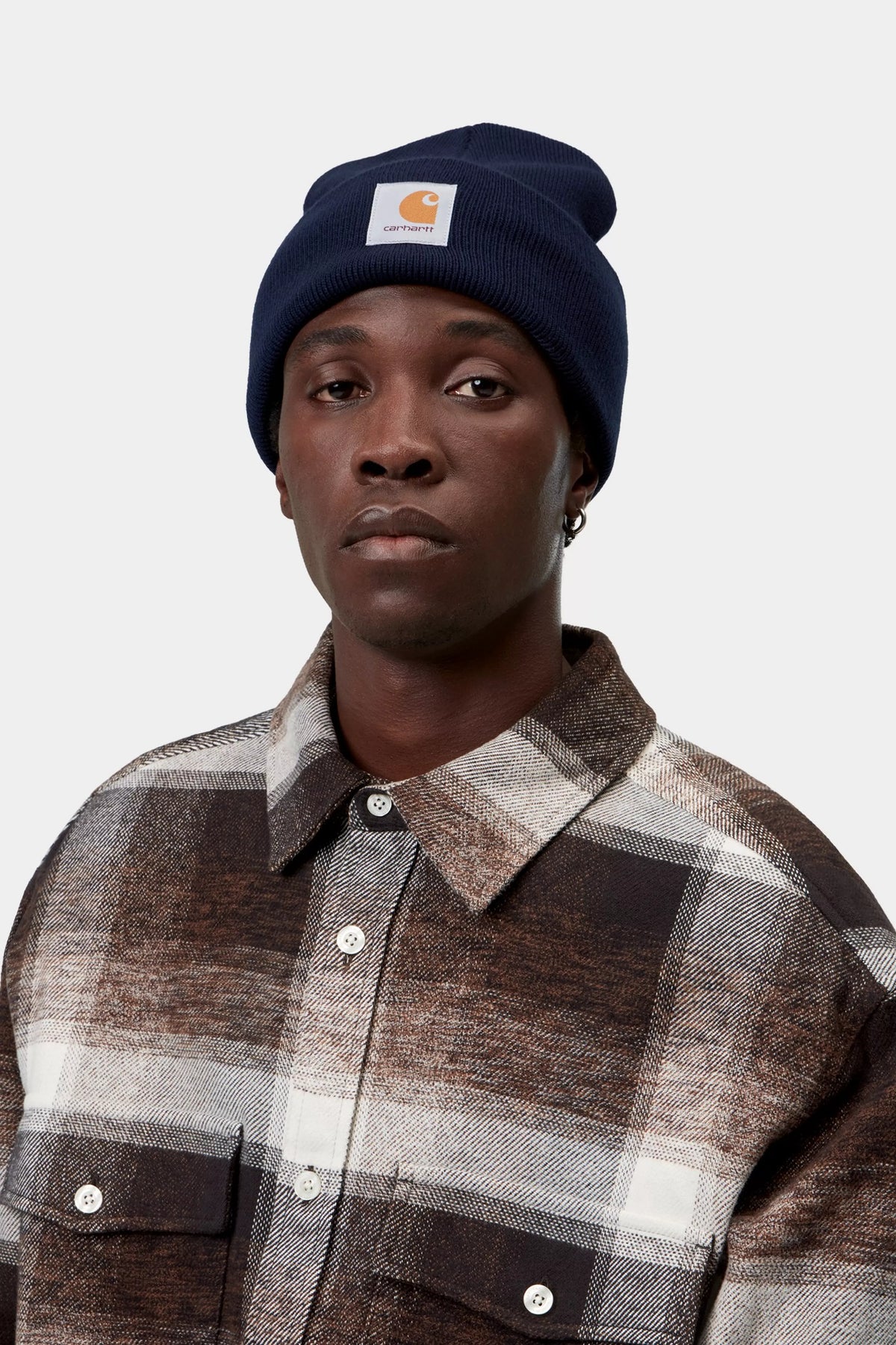 Bonnet Carhartt WIP Acrylic Watch - Dark Navy Heather Homme