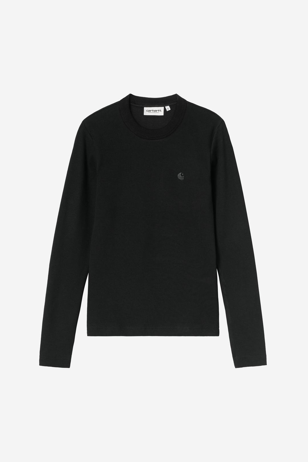 T-shirt Manches Longues Carhartt WIP Philipa - Noir Femme