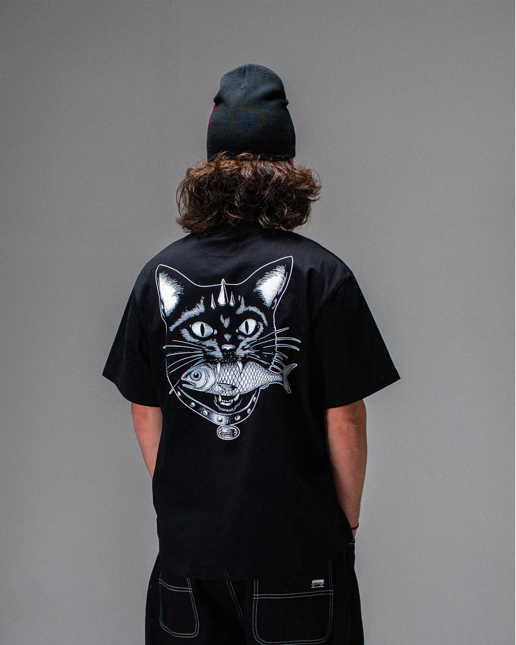 Black Sardine T-shirt Black