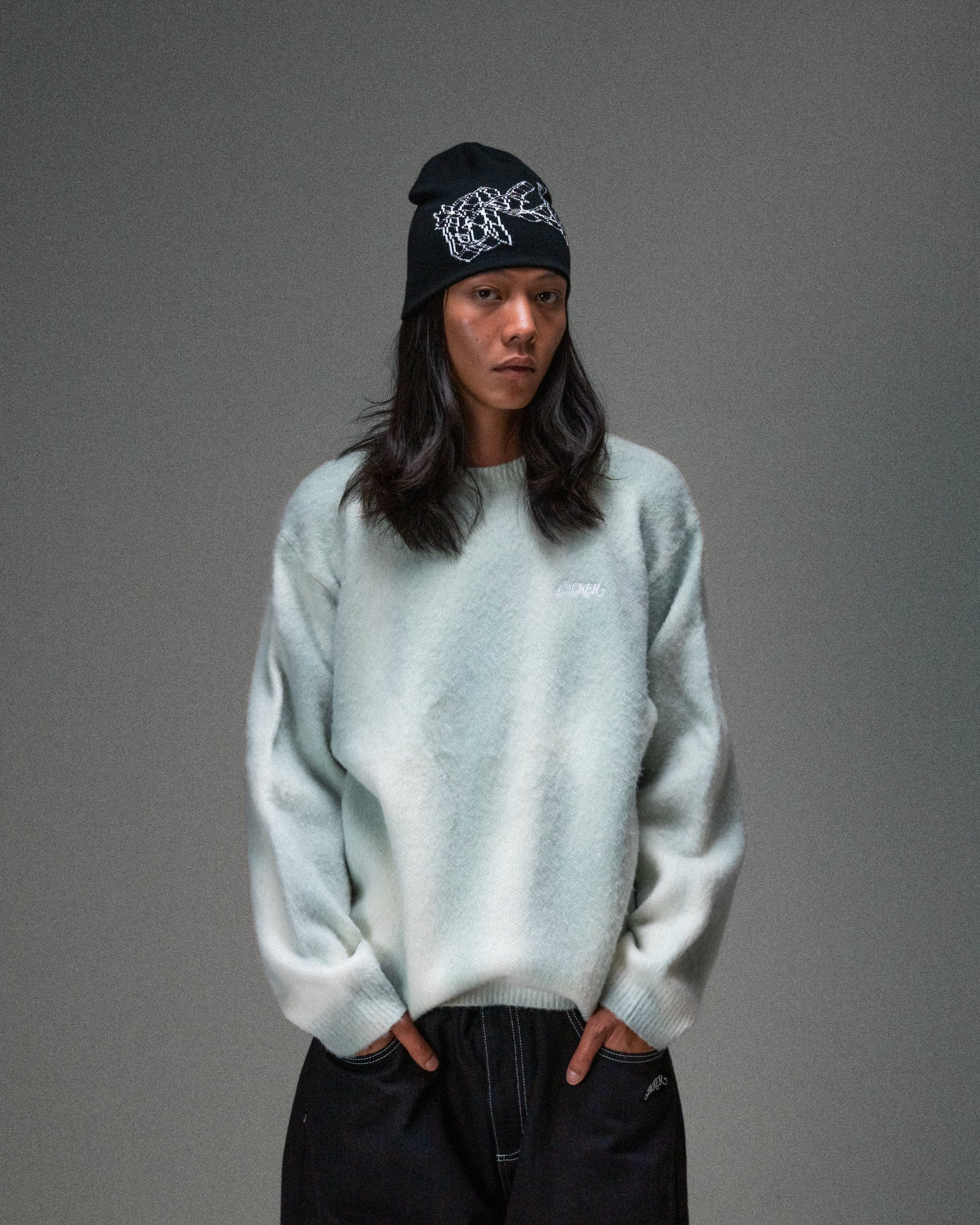 Pull Maille Jacker Blur Knit - AOP Homme