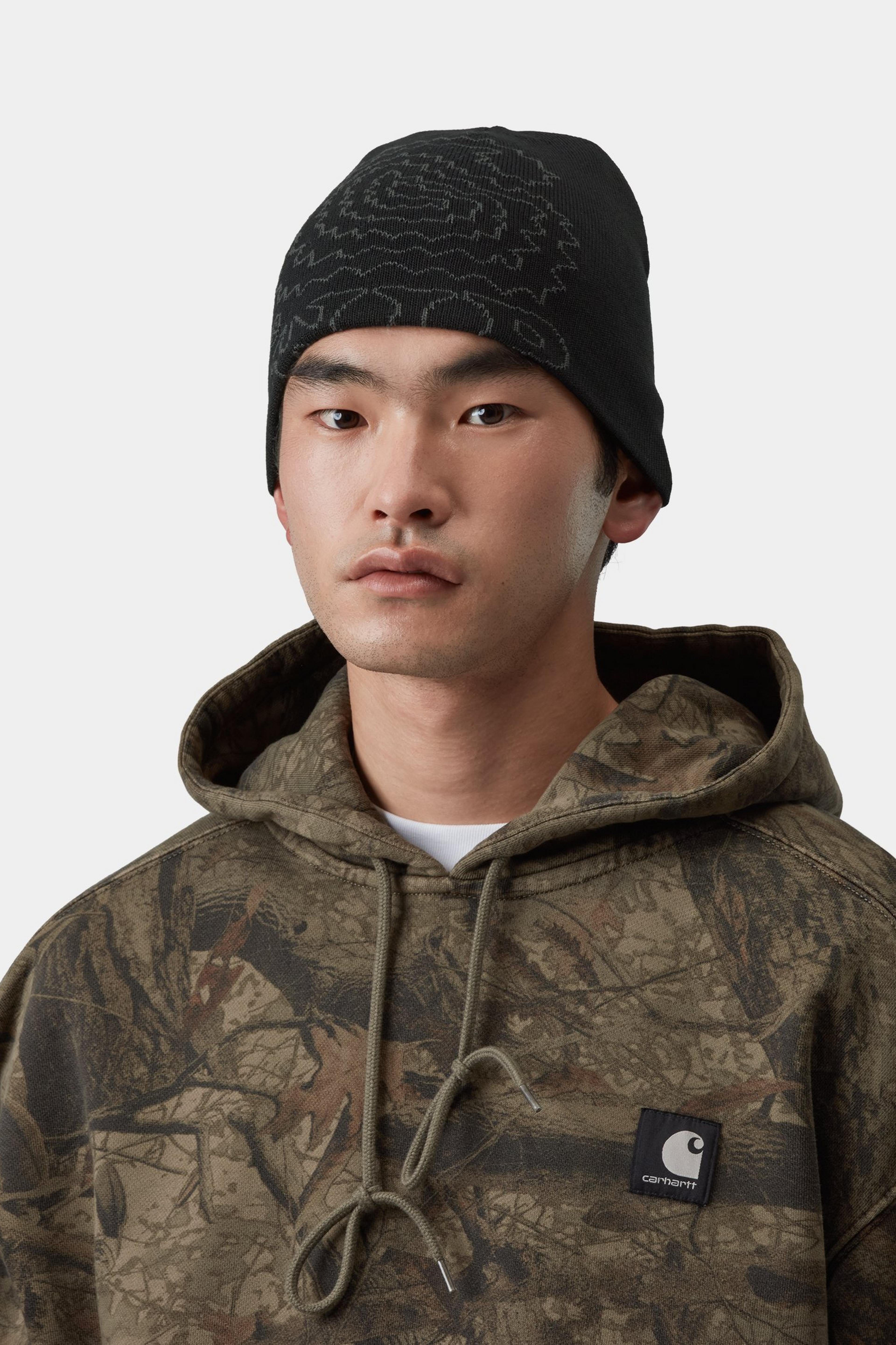 Bonnet Carhartt WIP Limn C - Black Homme