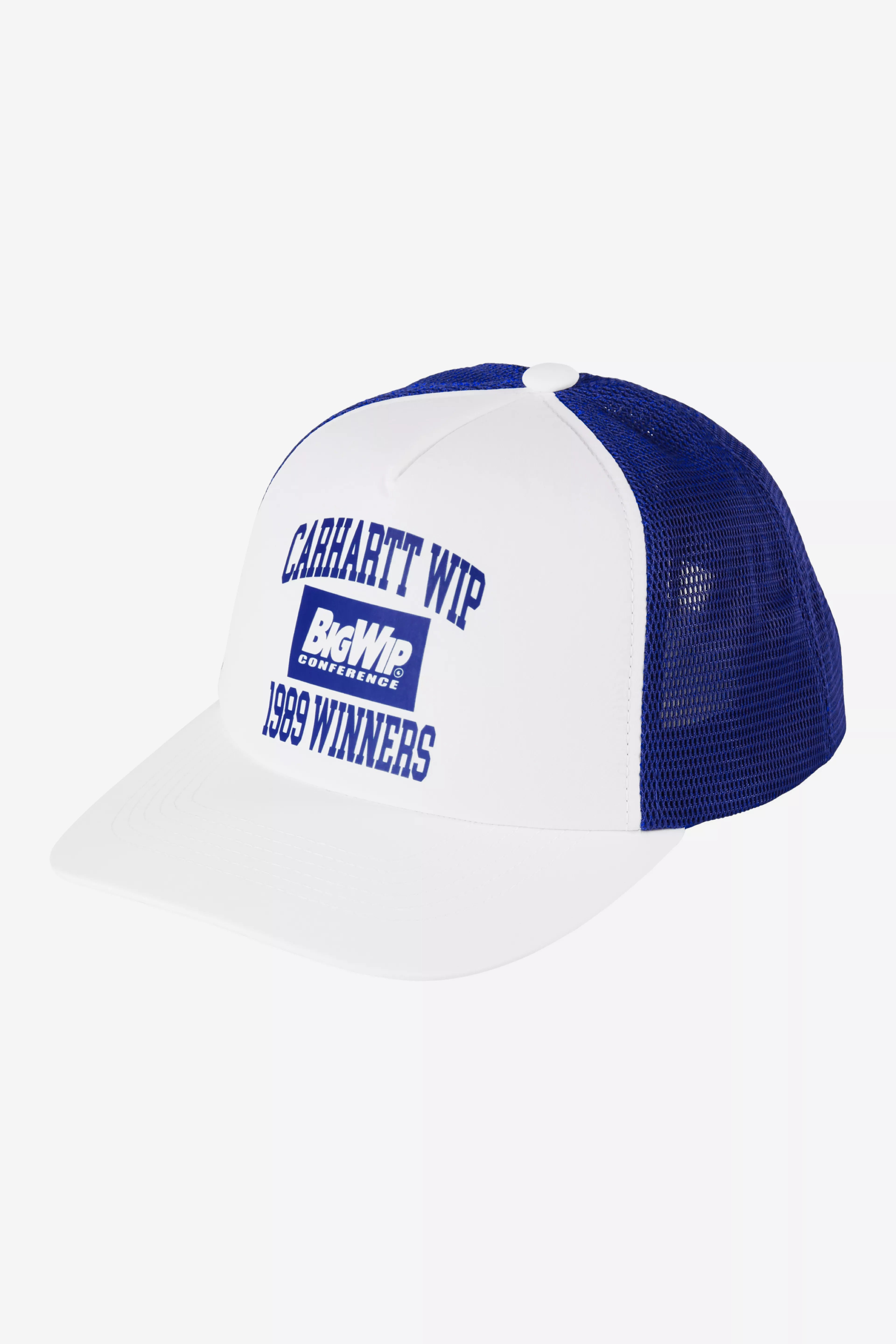 casquette Carhartt Wip - 1989 Winners Trucker Cap - White / Lapis