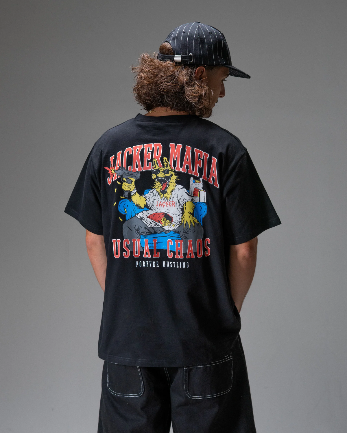 T-shirt Jacker Instinct - Black Homme