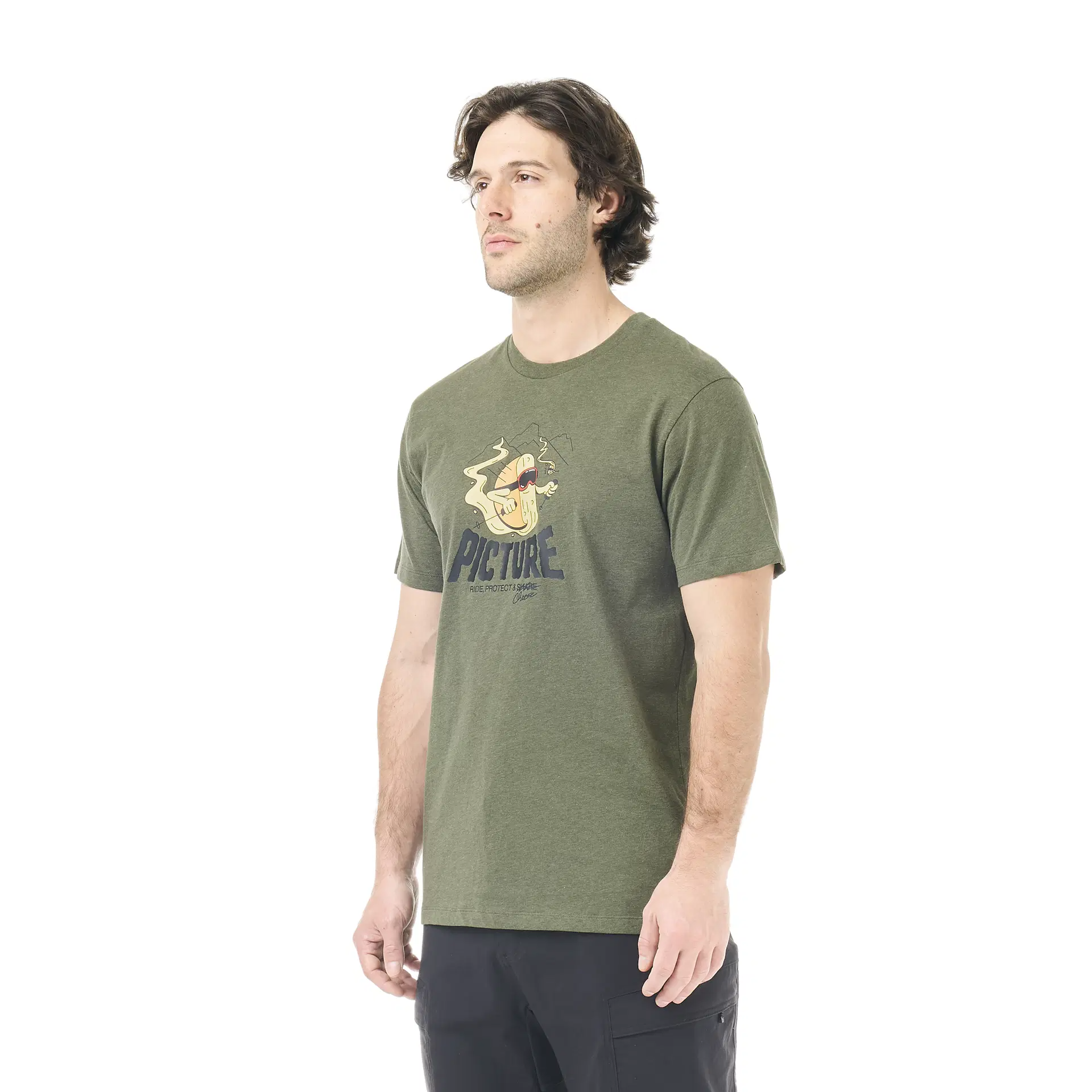 T-shirt Picture Cheasy - Grape Leaf Melange Homme