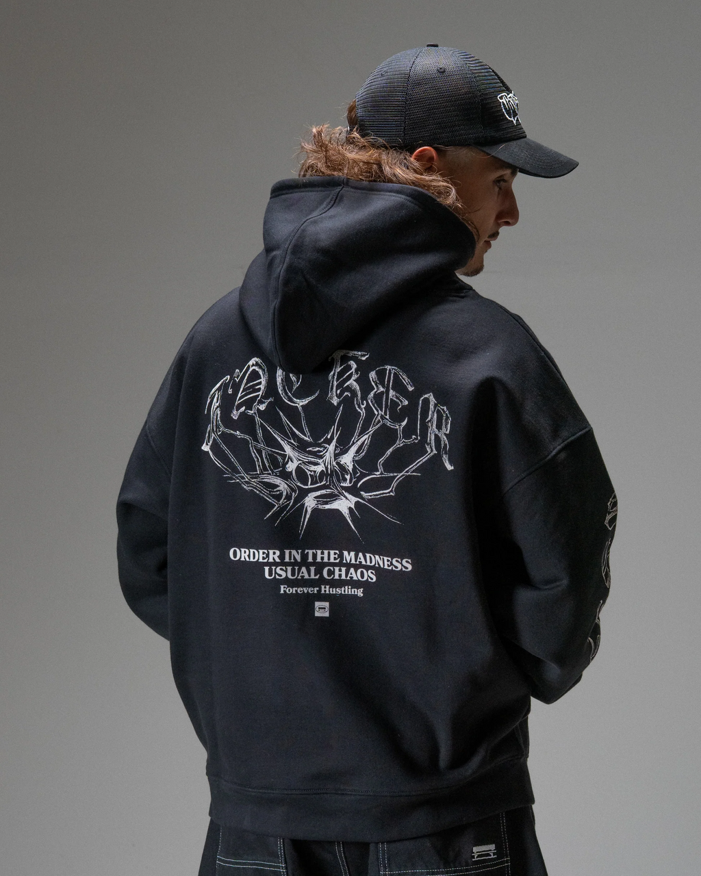 Sweat à Capuche Jacker N°1890 - Black Homme