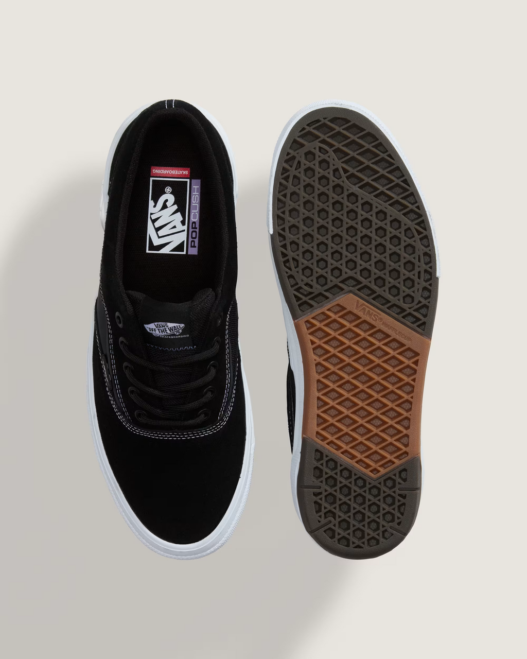 Chaussures de skate Vans Skate Era Wafflecup - Black/White
