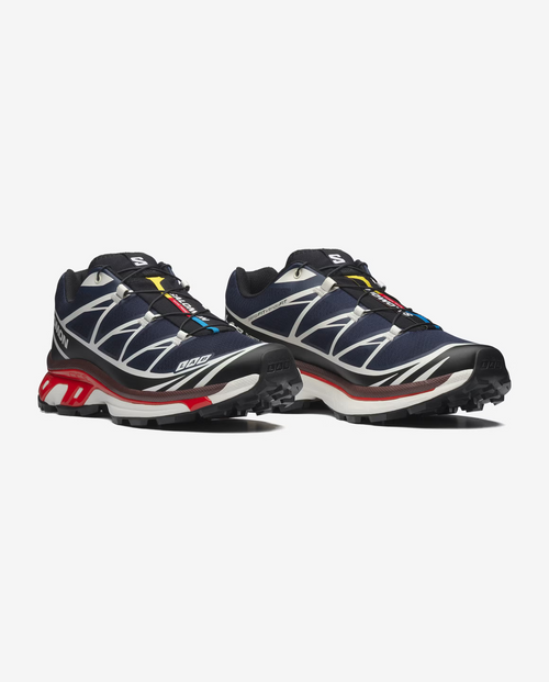 Salomon XT-6 – Maritime Blue / Black / Fiery Red