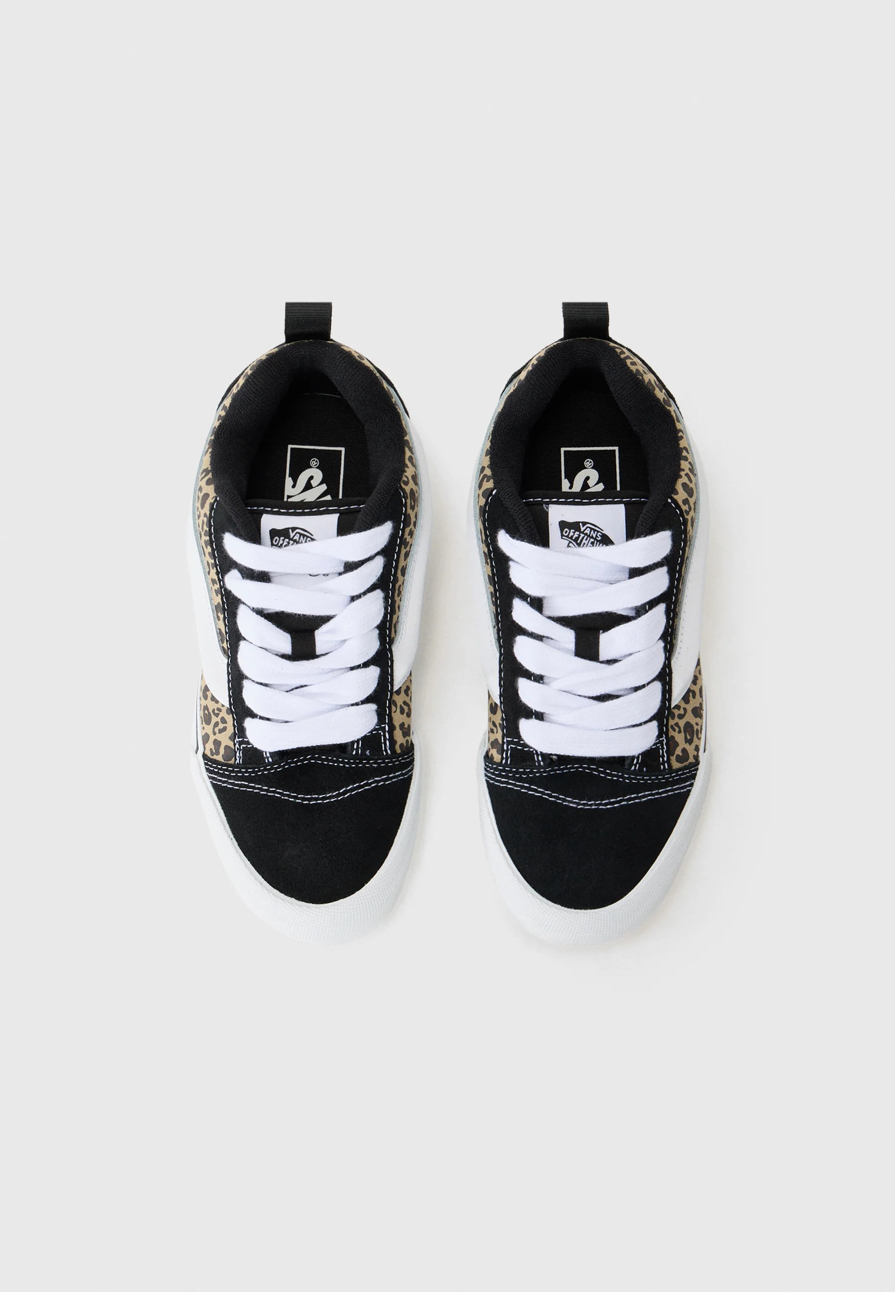 Sneakers Vans Knu-Skool Glitter Leopard - Noir Unisexe