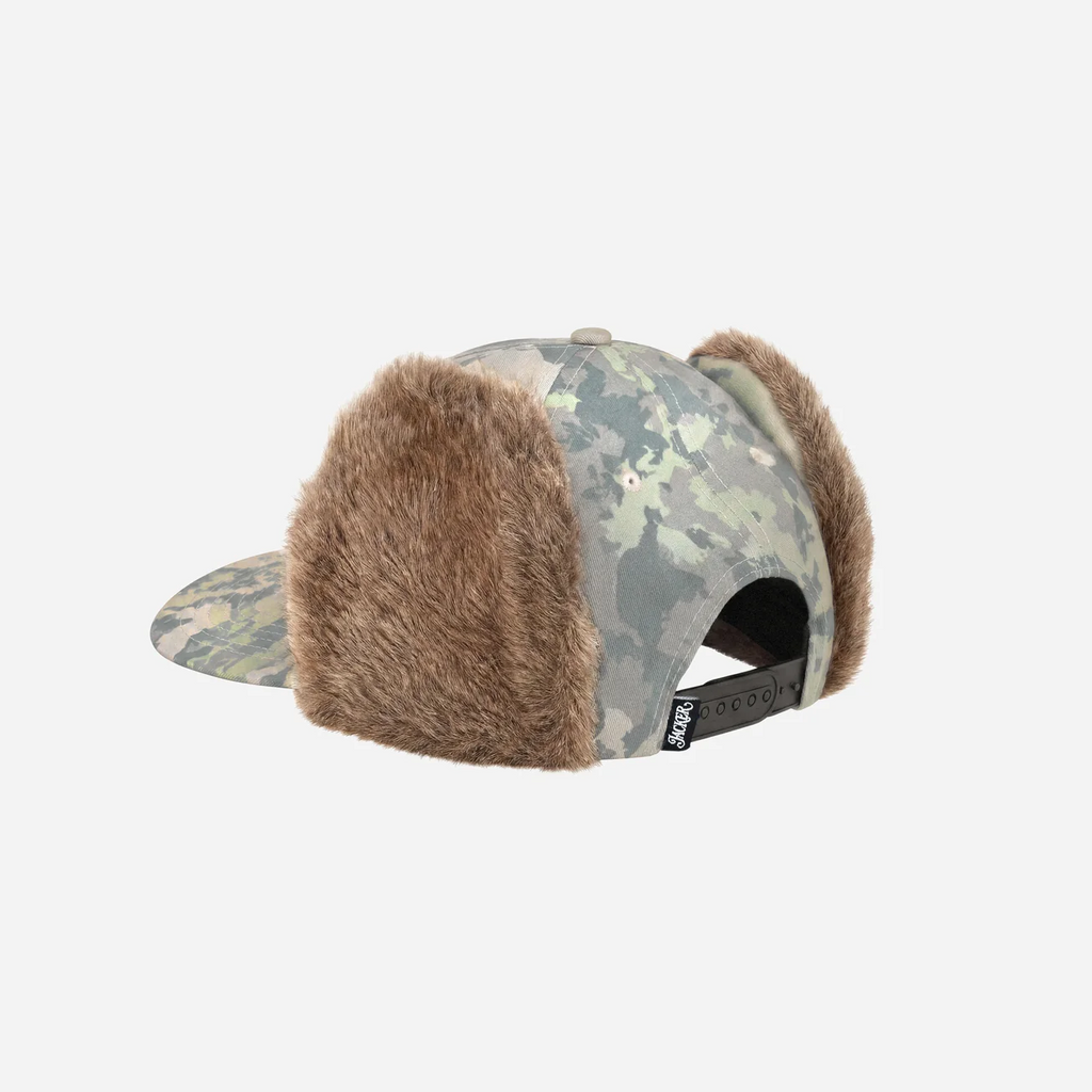 Casquette Snapback Jacker Flap Ear 5 Panel - Desert Camo