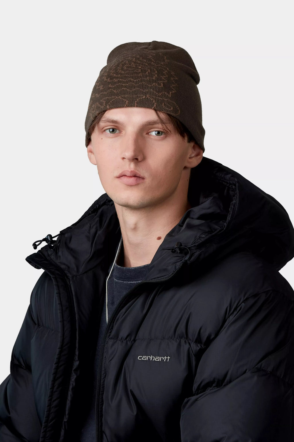 Bonnet Carhartt WIP Limn C - Tobacco Homme