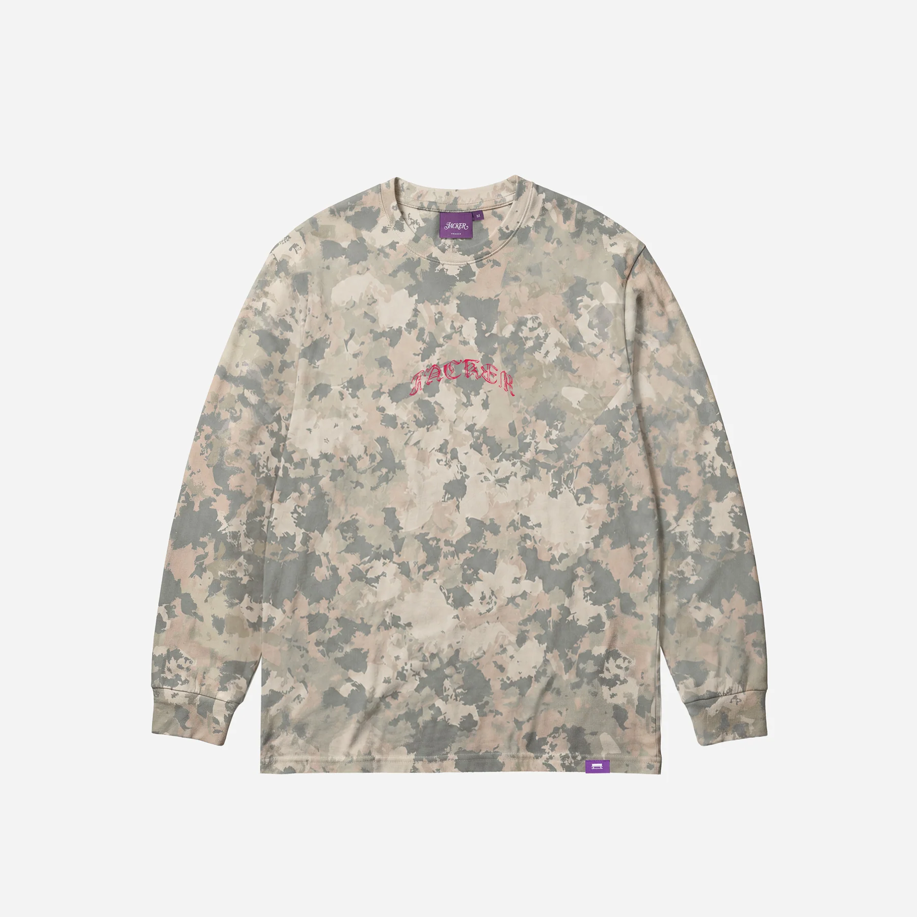 T-shirt Manches Longues Jacker N°1890 - Camo Homme