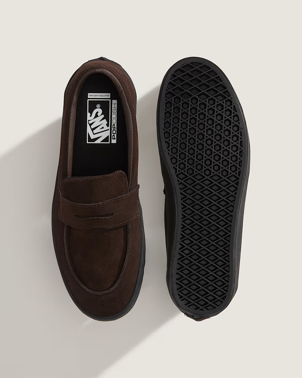 Vans Skate Loafer Suède - Brown/Black