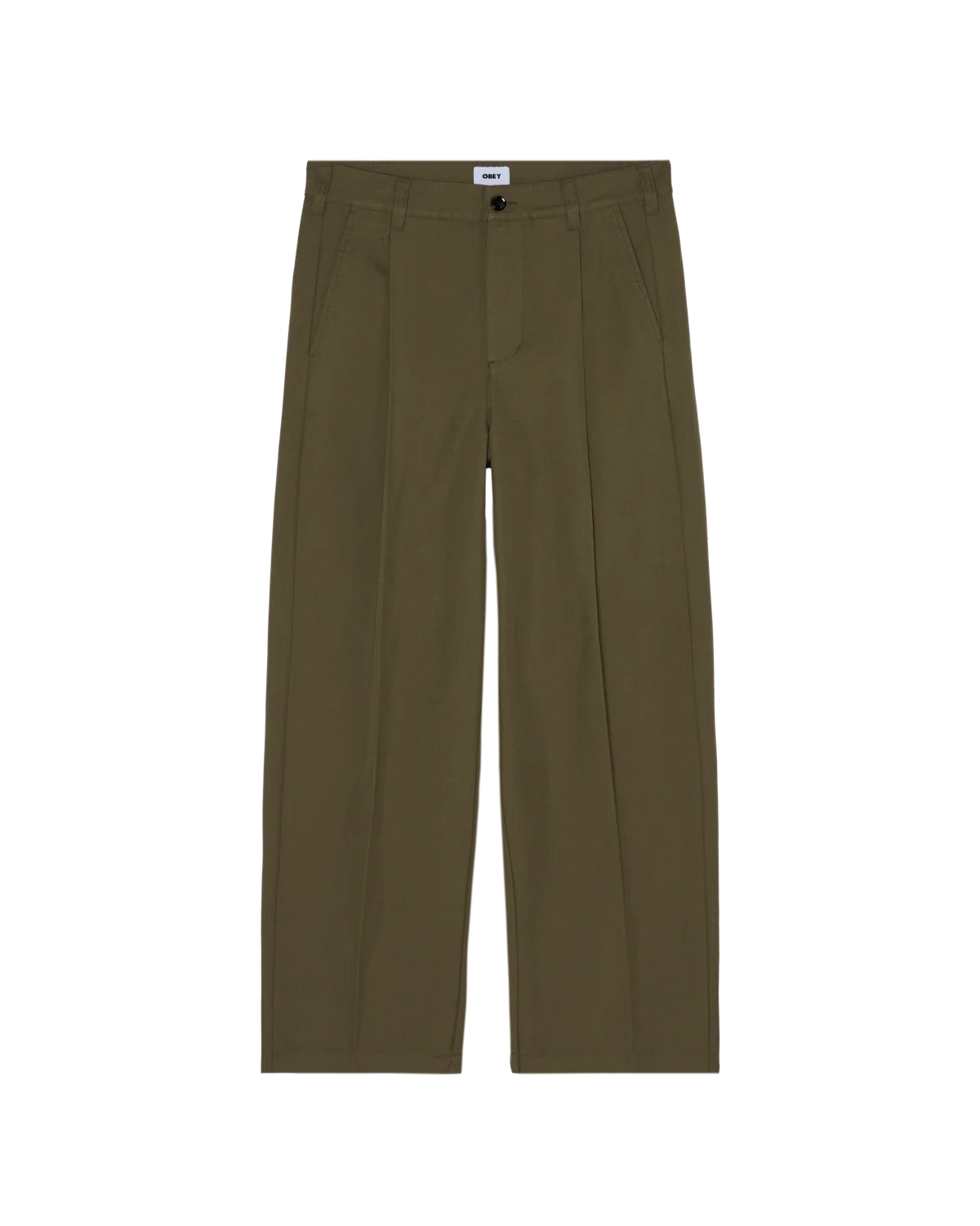 Pantalon Obey Dean Pleated - Stone Gray Homme