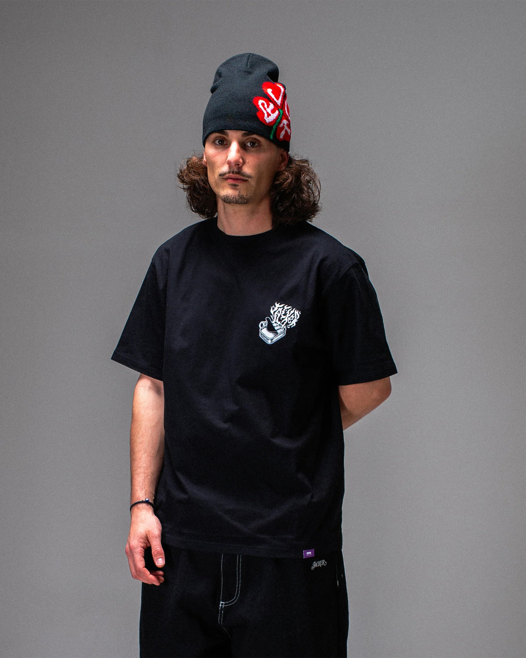 Black Sardine T-shirt Black
