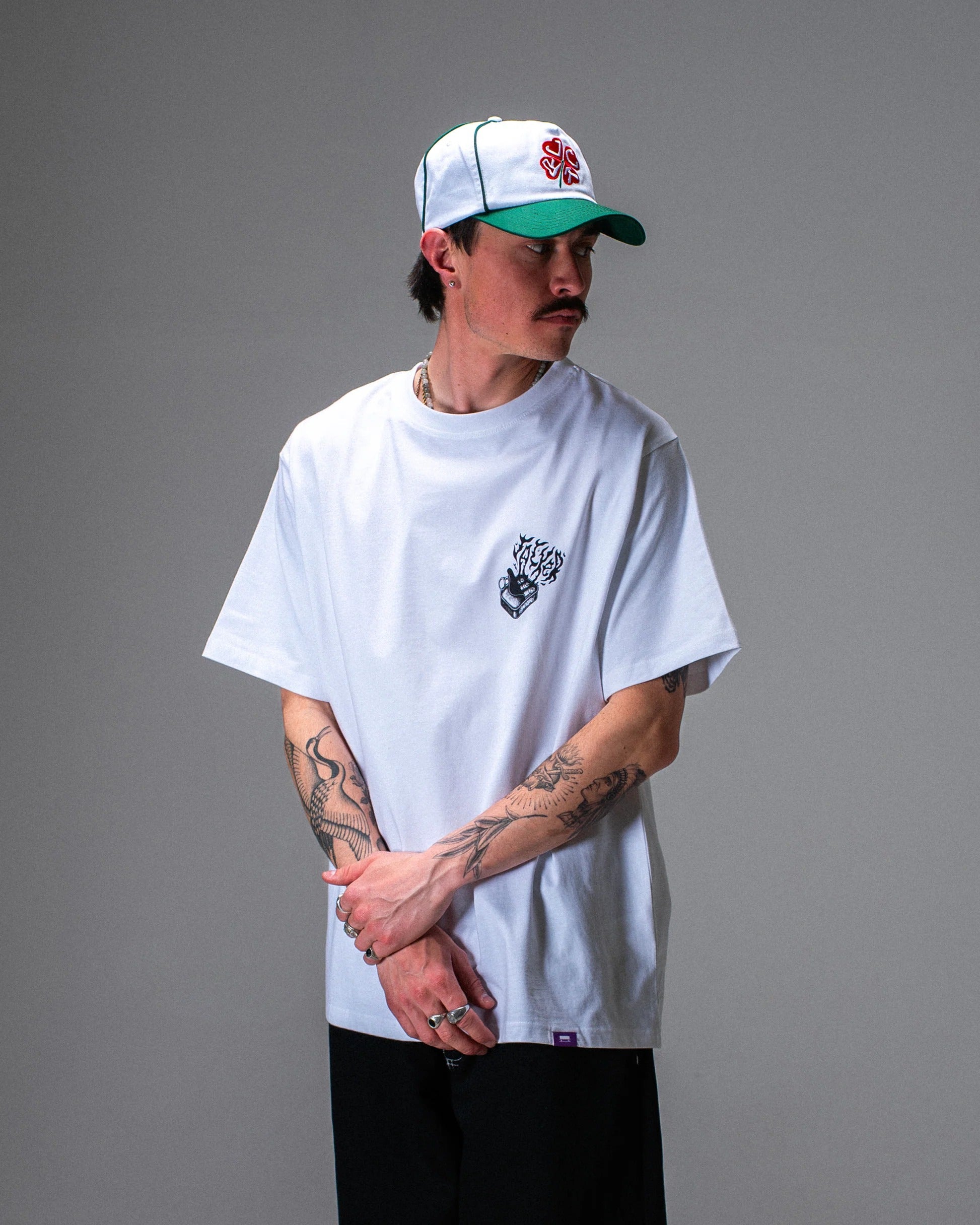 Black Sardine T-shirt White